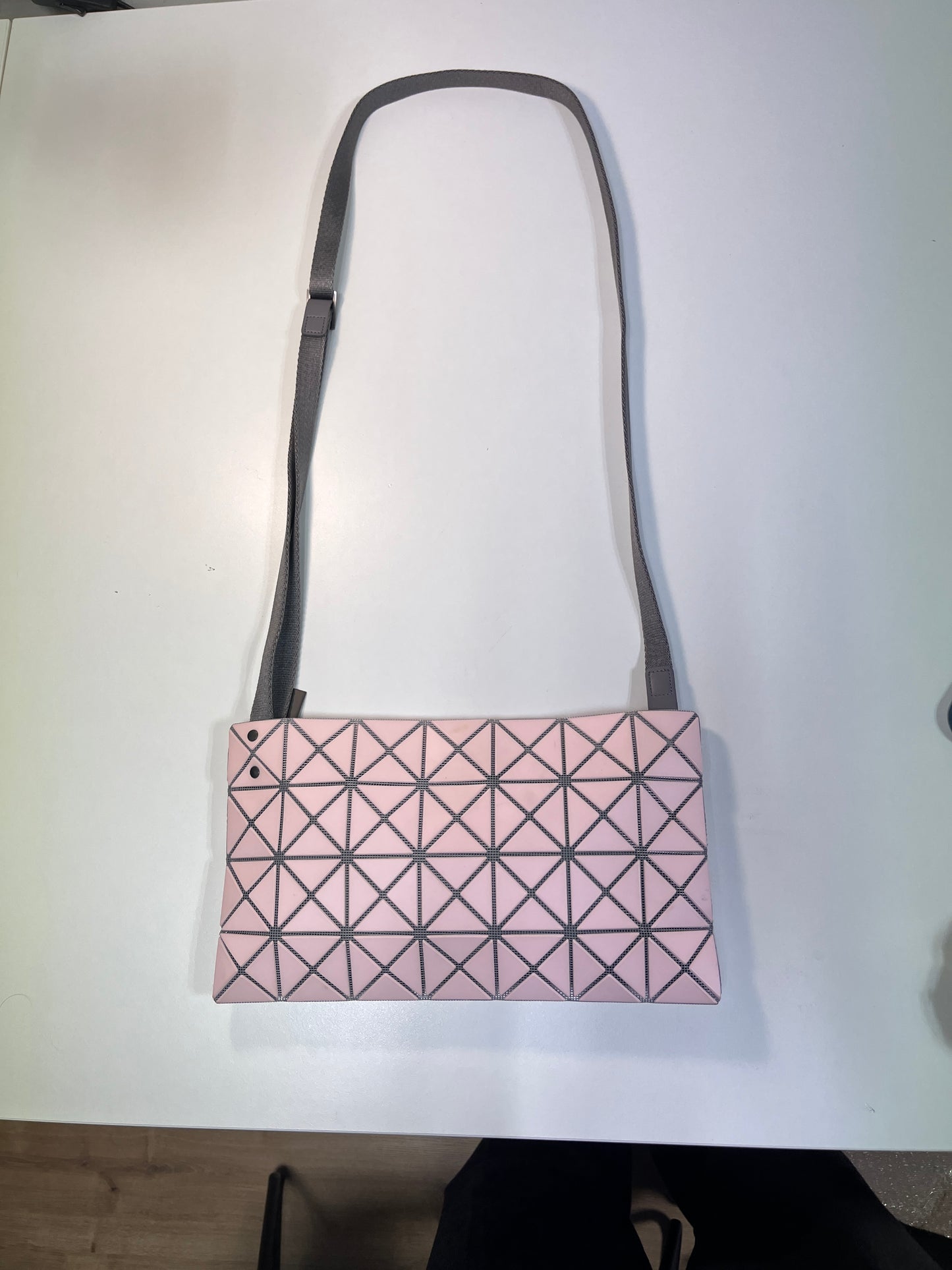 ISSEY MIYAKE BaoBao pink crossbody bag