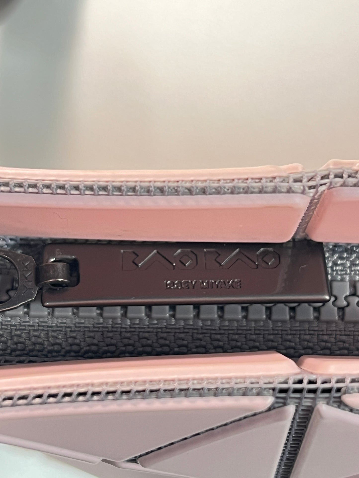 ISSEY MIYAKE BaoBao pink crossbody bag
