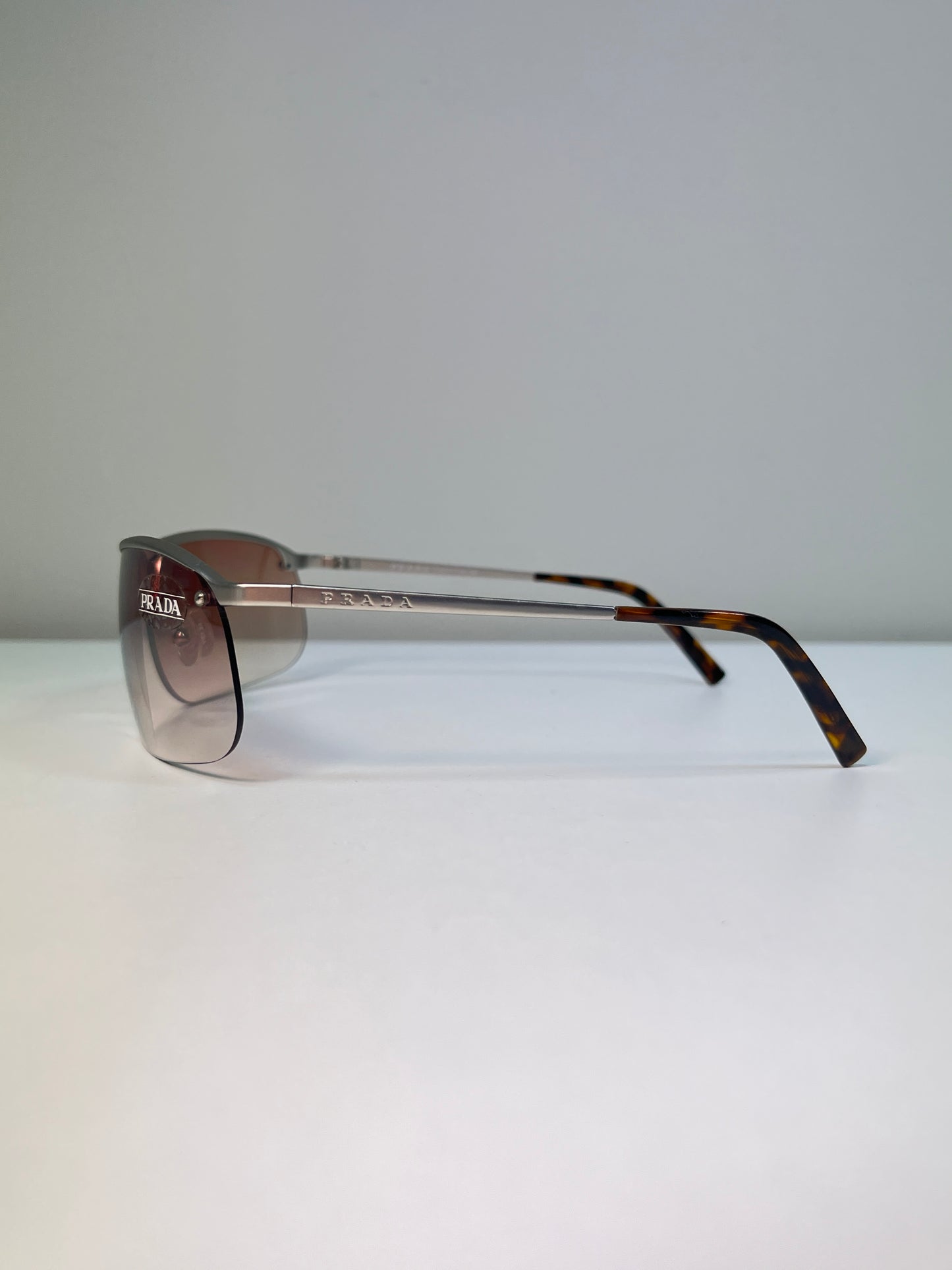 PRADA silver sunglasses