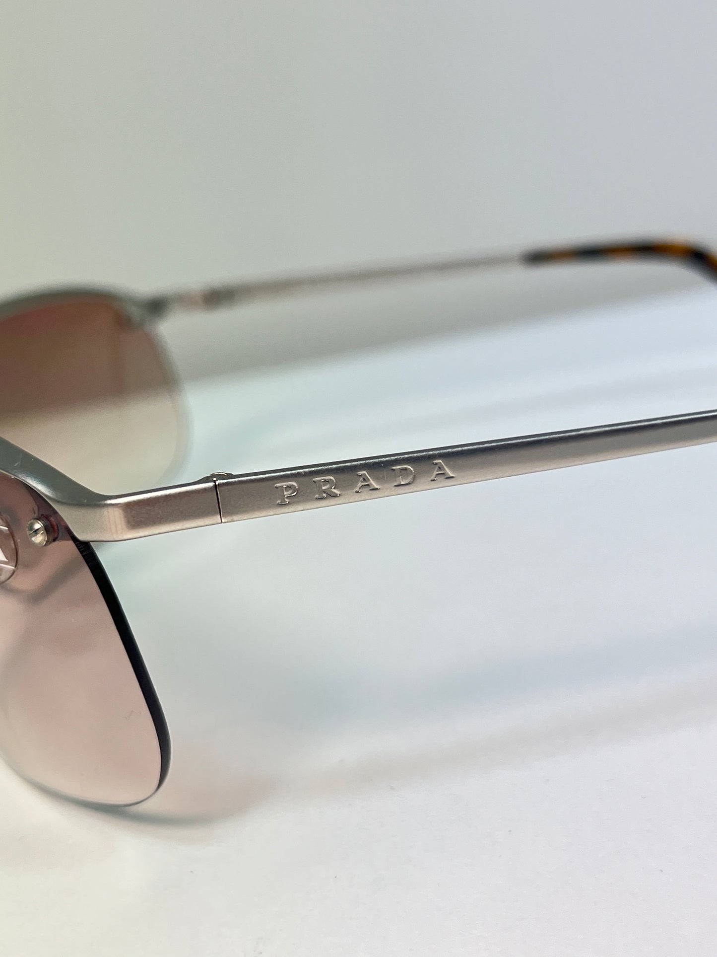 PRADA silver sunglasses