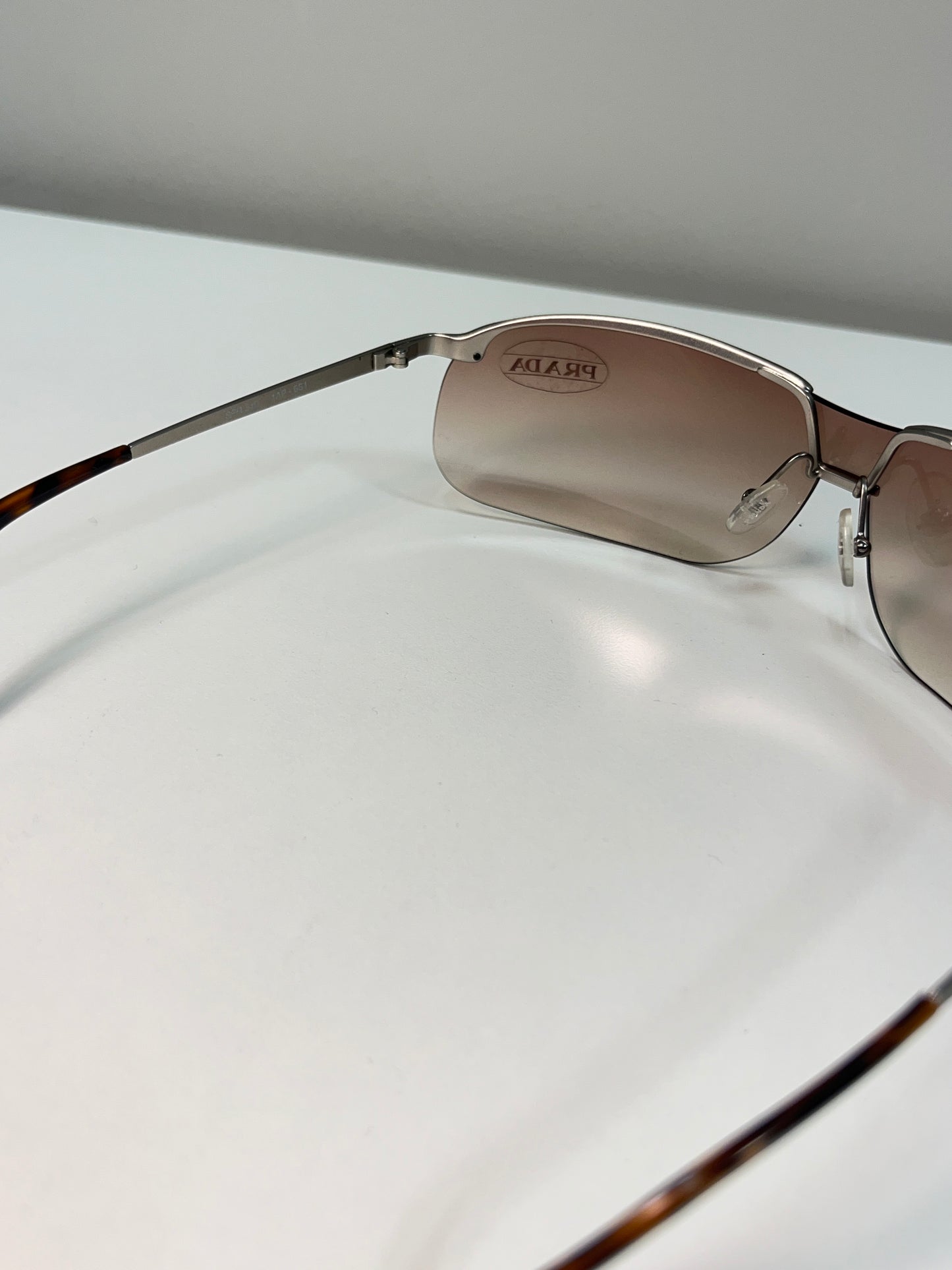 PRADA silver sunglasses