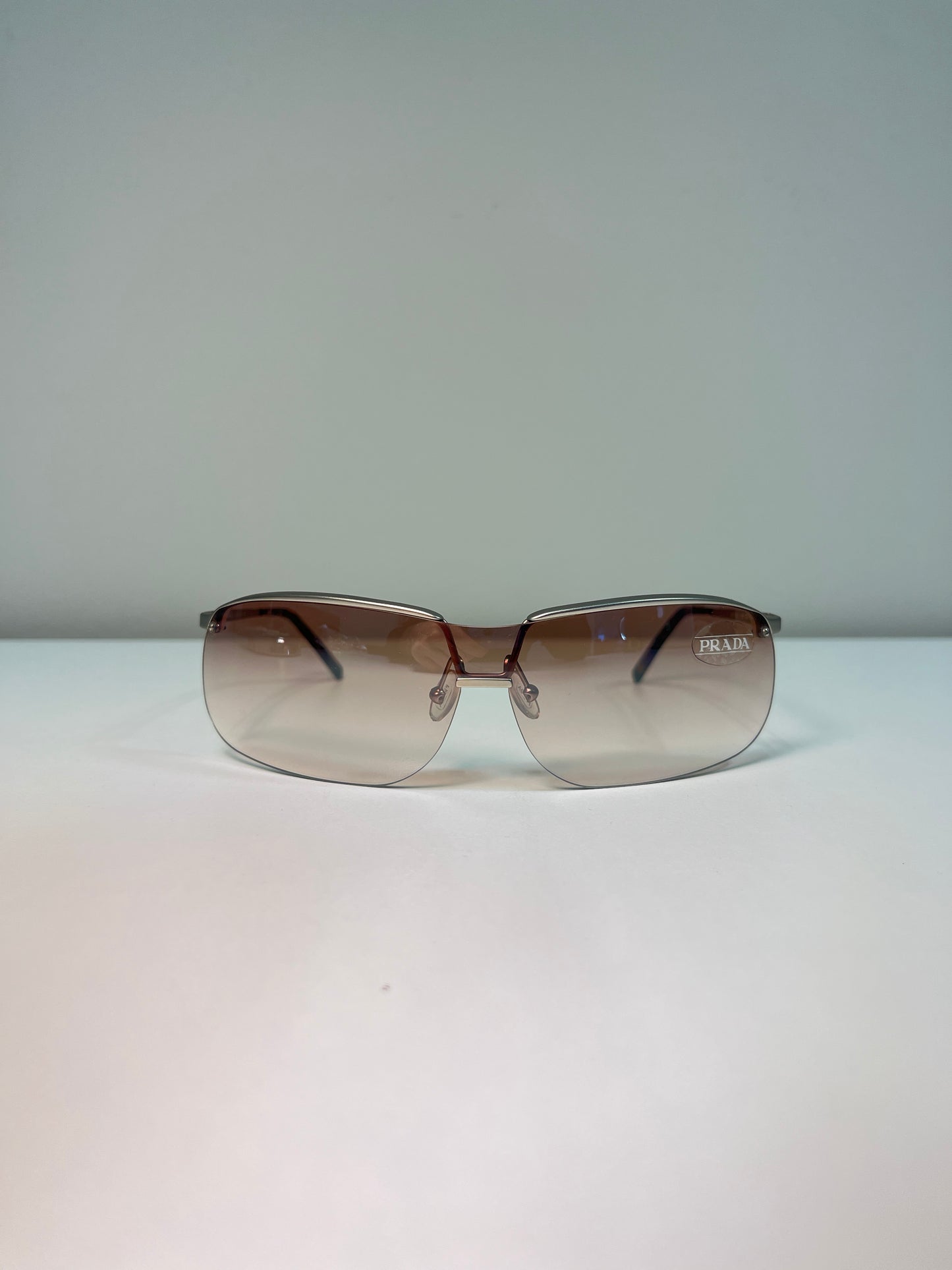 PRADA silver sunglasses