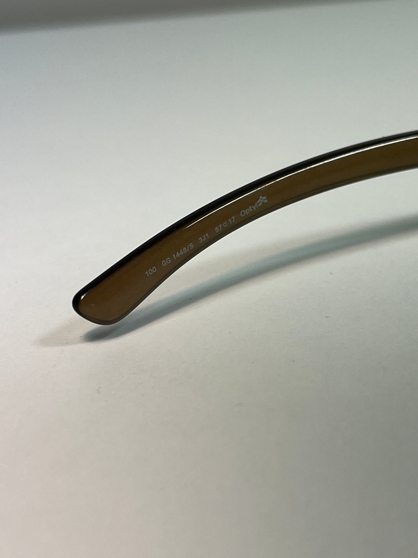 GUCCI very rare brown retro futuristic 4 lenses sunglasses