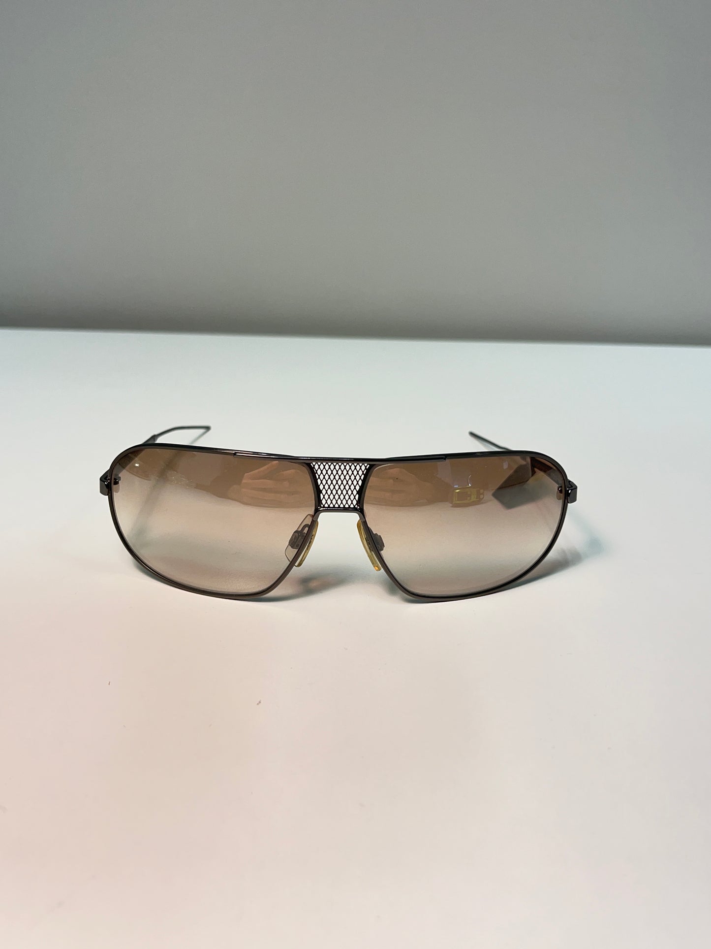DOLCE & GABBANA silver wired sunglasses