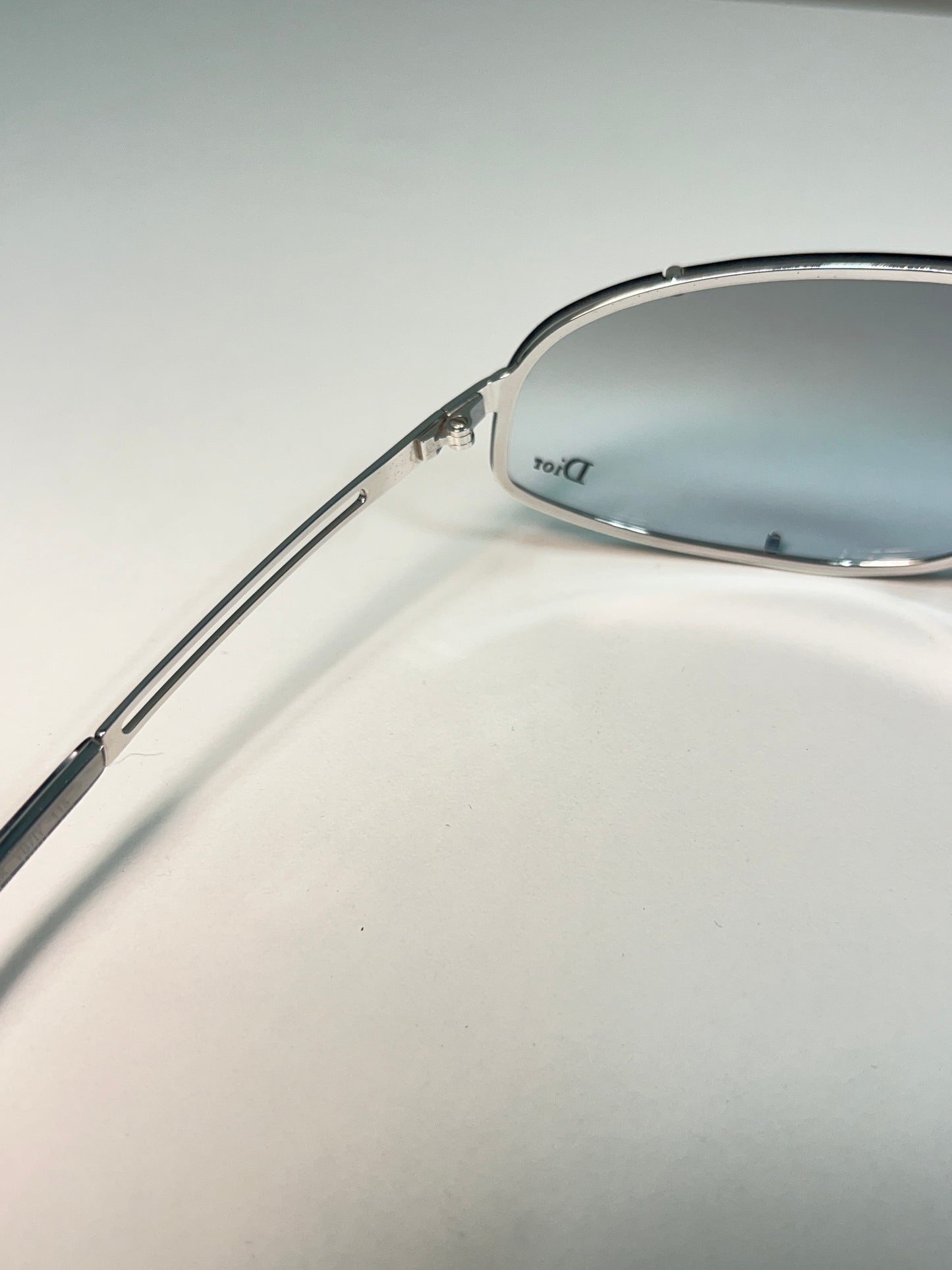 DIOR chrome futuristic studed sunglasses