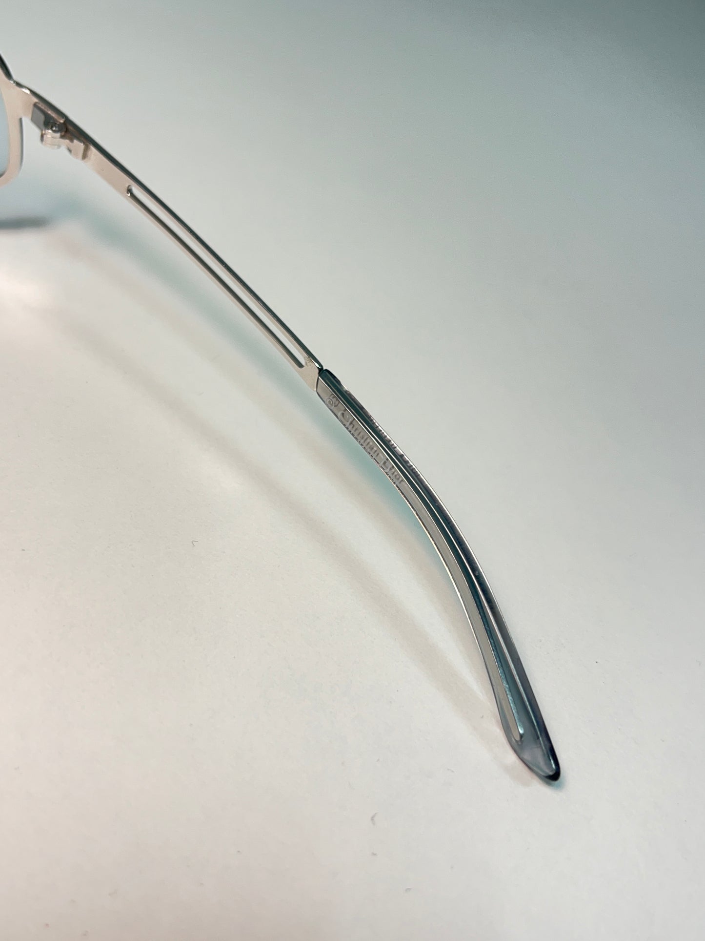 DIOR chrome futuristic studed sunglasses