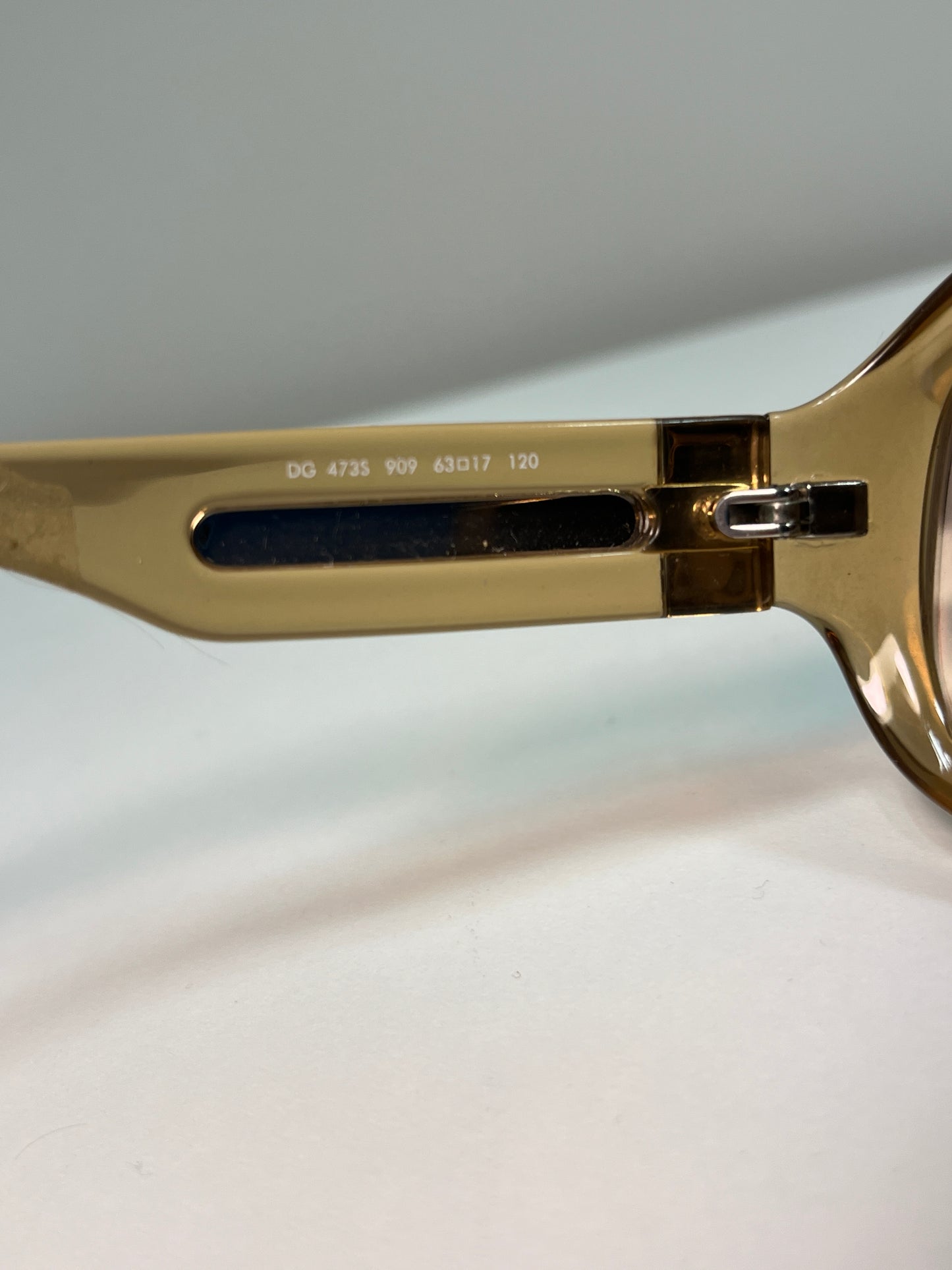 DOLCE & GABBANA oversized oval sunglasses