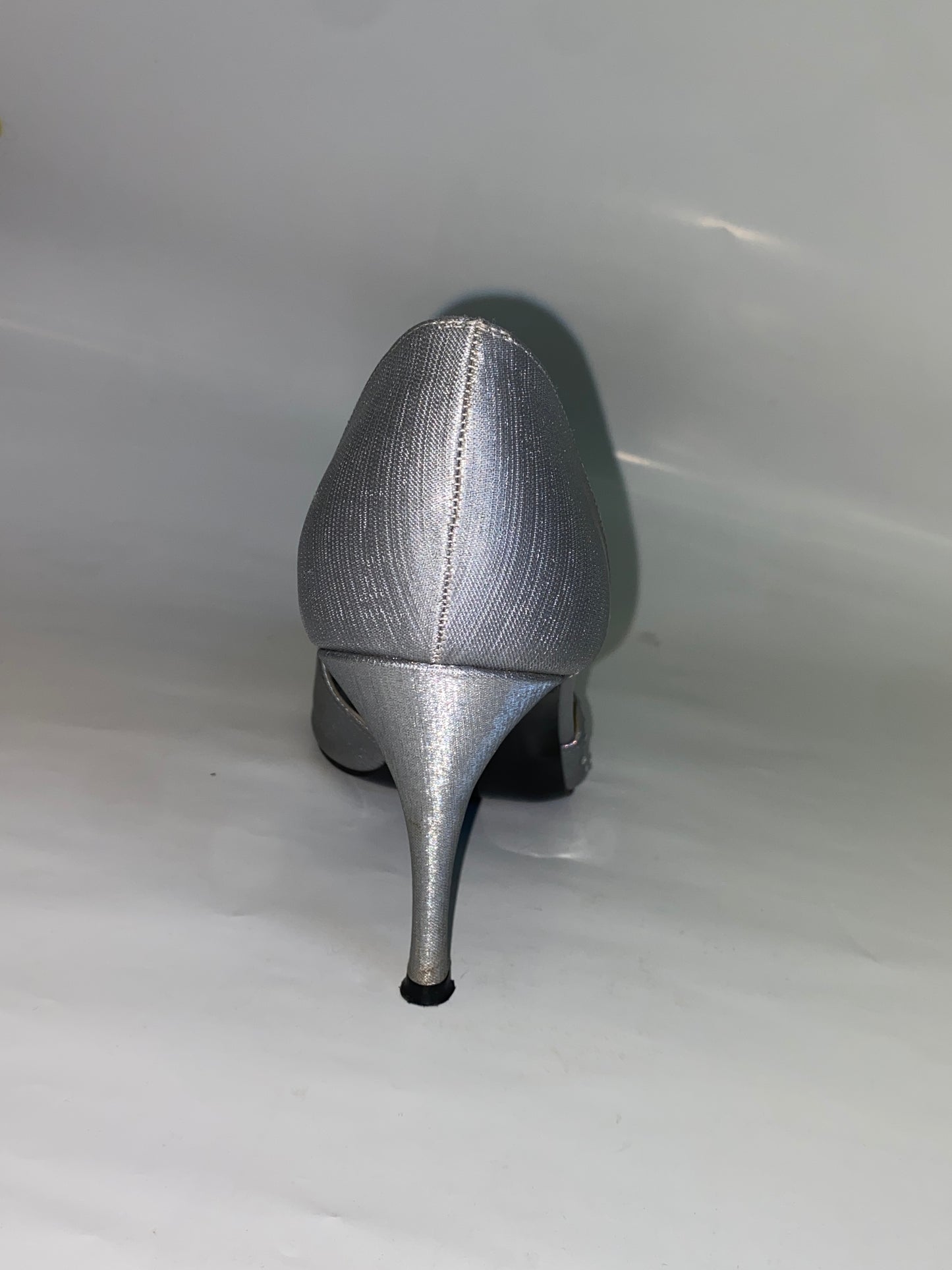 STUART WEITZMAN silver diamonds heels (37)