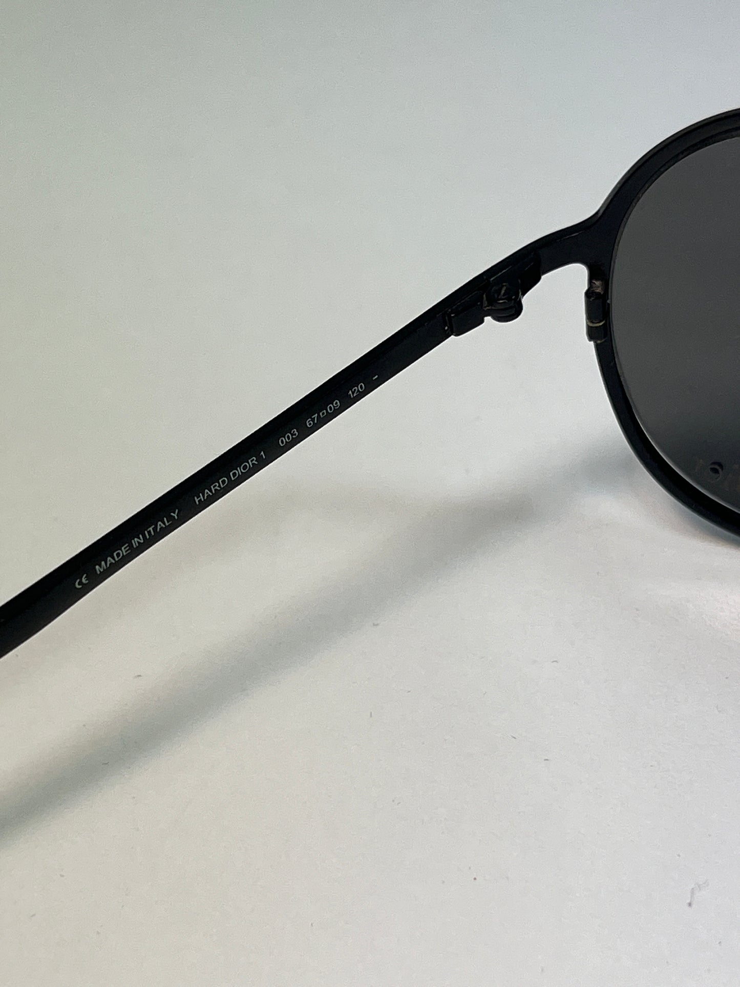 DIOR black aviator rhinestones sunglasses