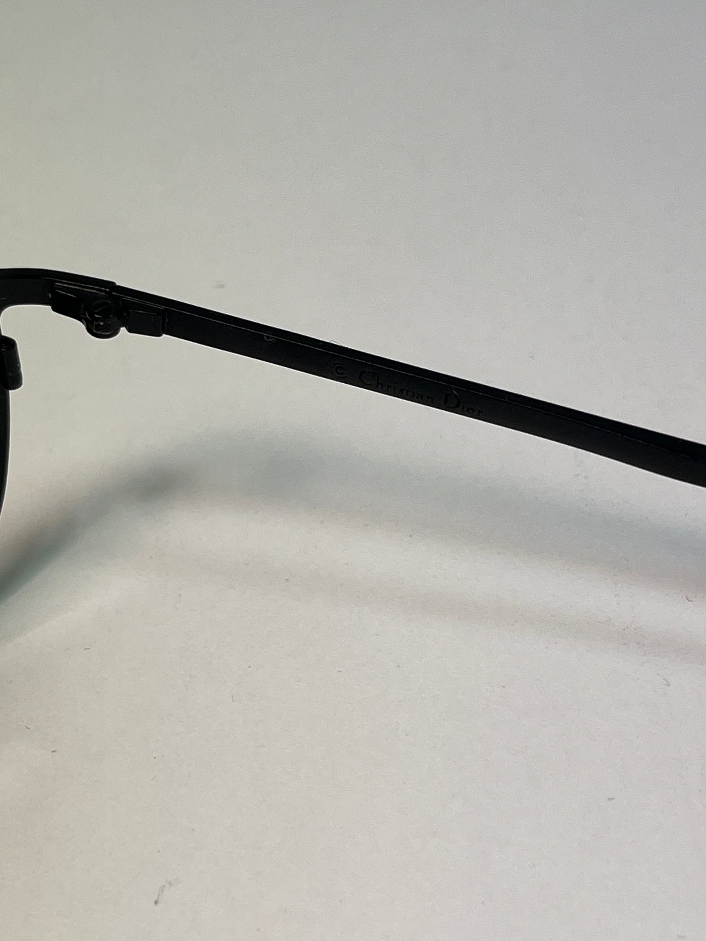 DIOR black aviator rhinestones sunglasses