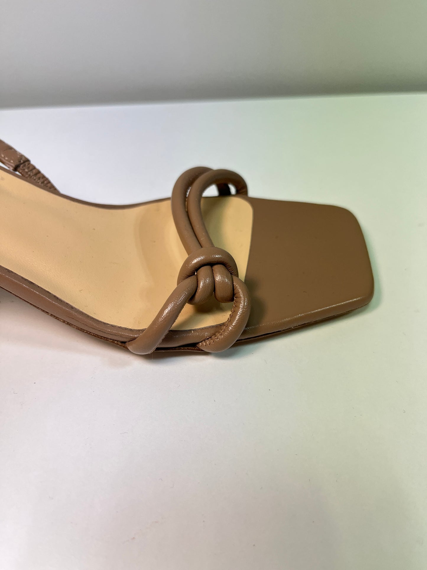 BY FAR 'Charlie' nude-brown leather sandals (39)