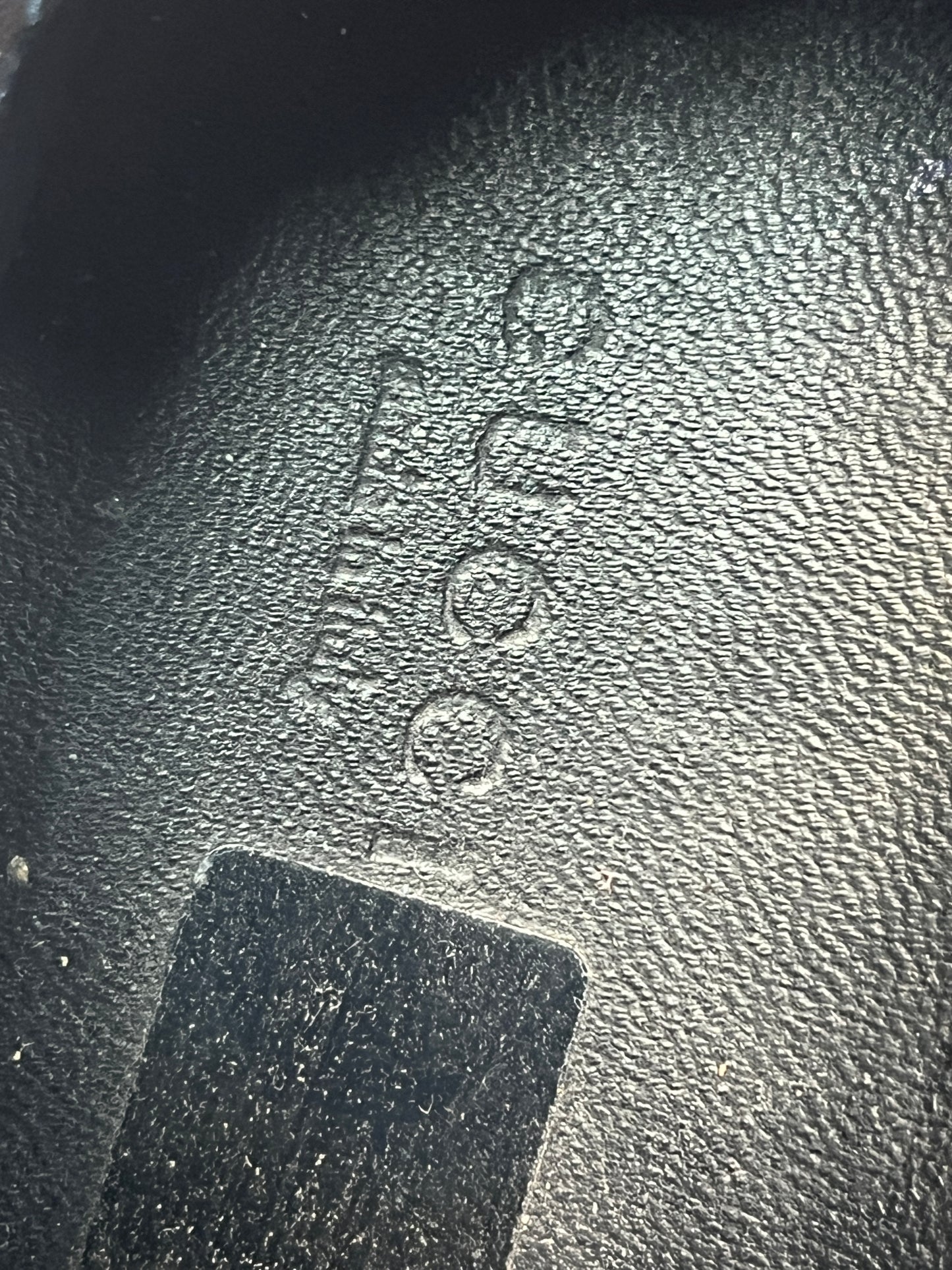 GUCCI brown leather monogram shoes (36)