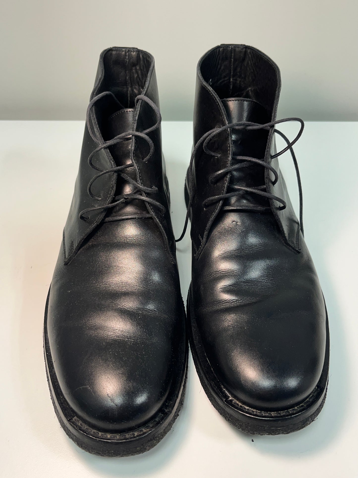 DIOR leather black boots (40)