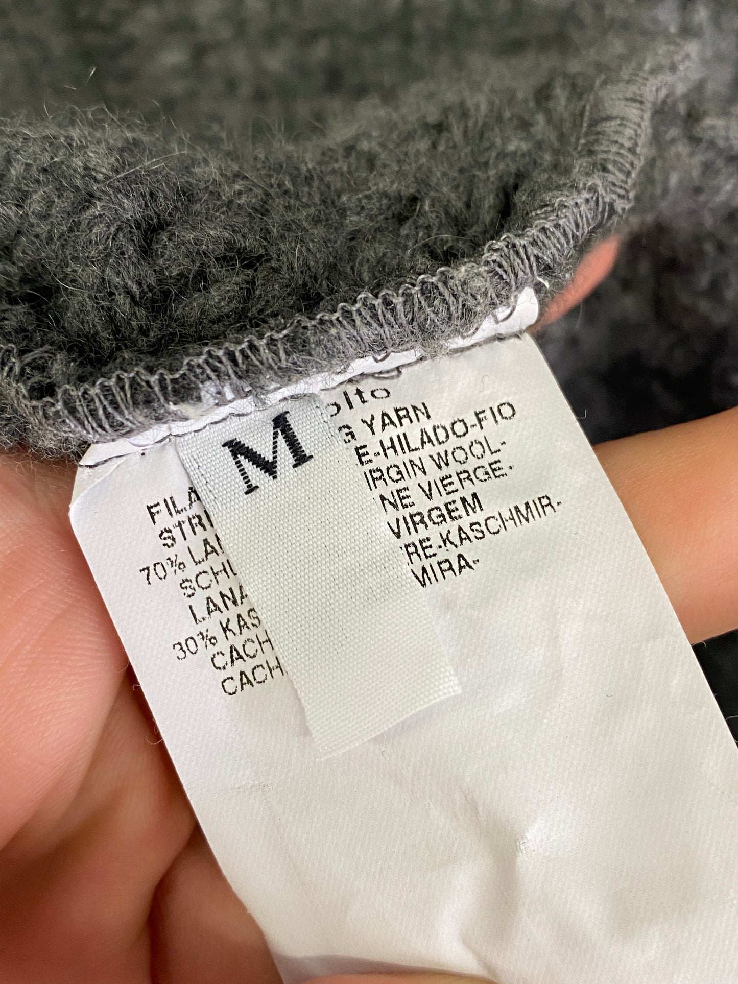 MAX MARA wool grey dress (M)