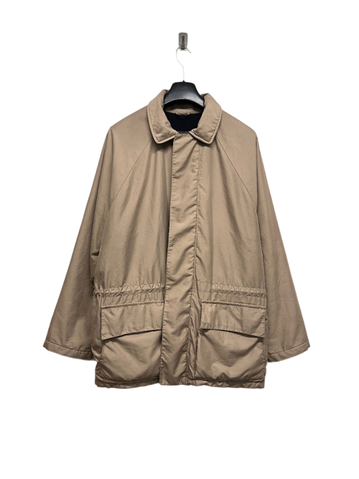 LORO PIANA angora wool and nylon parka jacket (L)