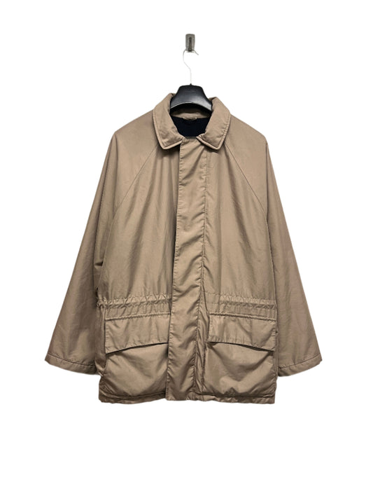 LORO PIANA angora wool and nylon parka jacket (L)