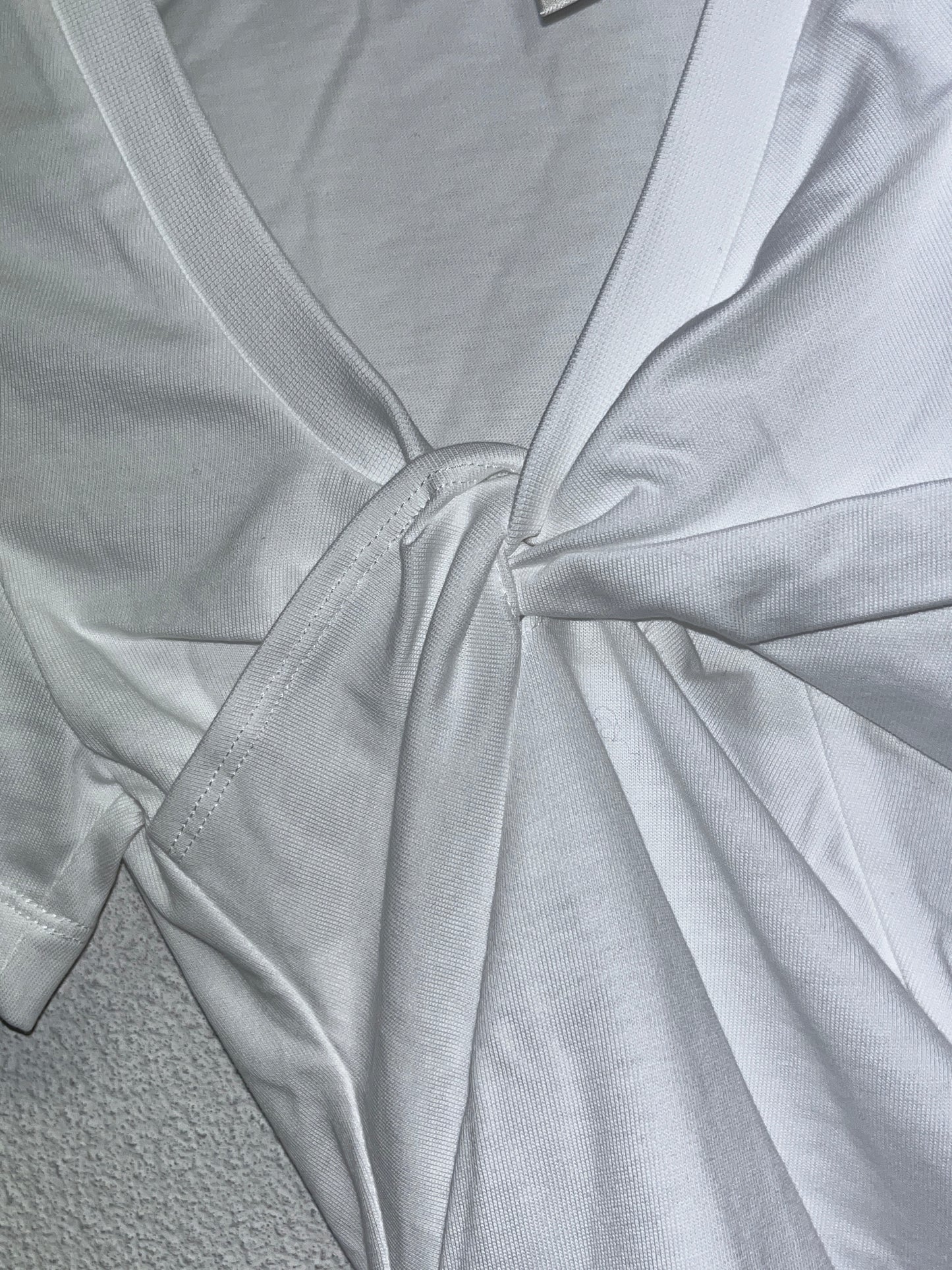 DION LEE white knot t-shirt (XS)