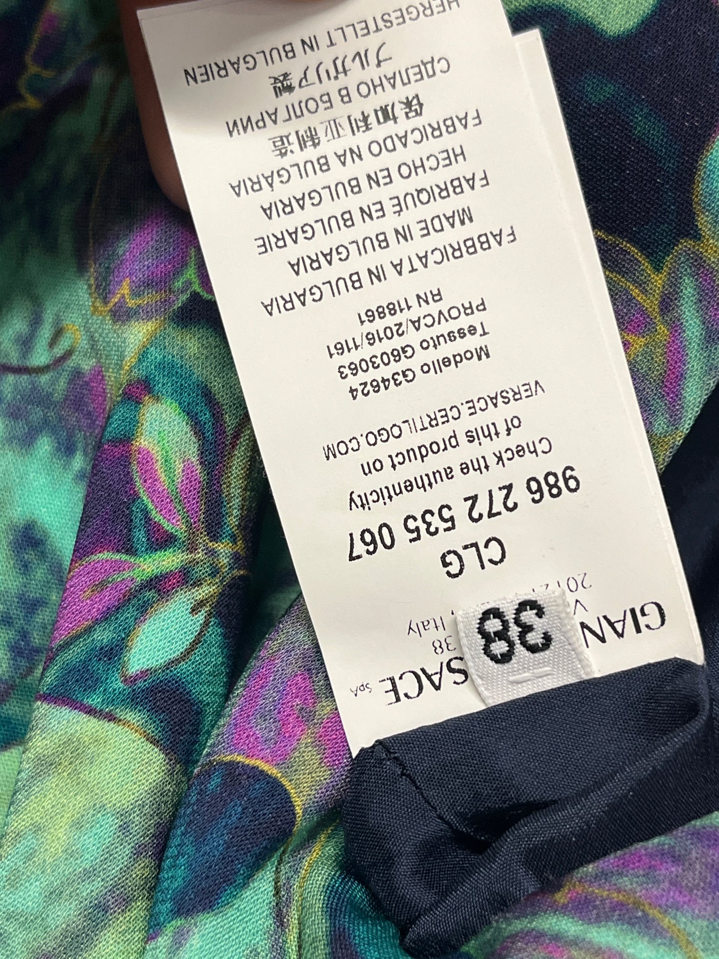 VERSACE midi dress (XS)
