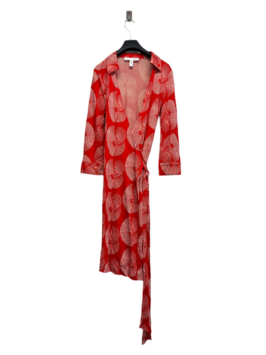 DIANE VON FÜRSTENBERG red wrap dress (XL)