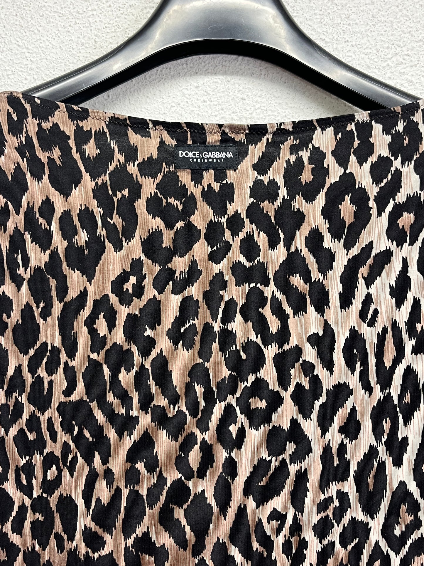 DOLCE & GABBANA leopard print t-shirt (L)