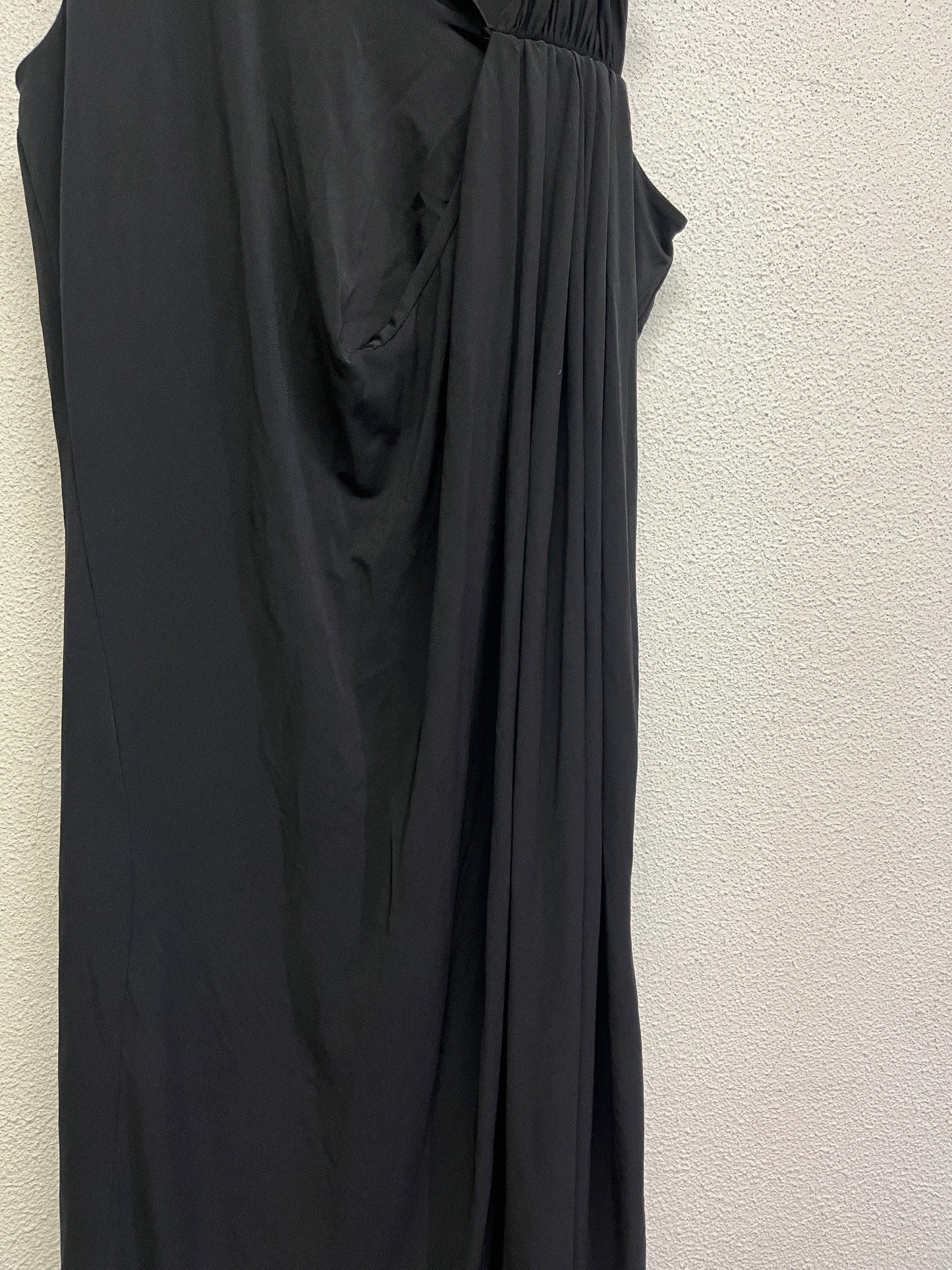 MAX MARA asymmetrical draped dress (M)