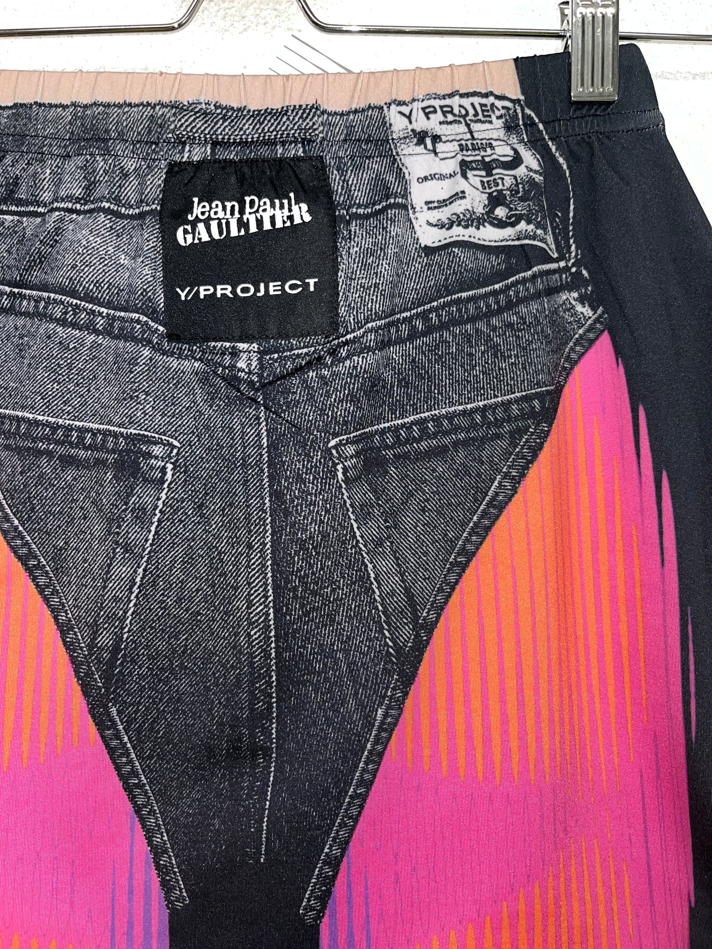 Y/PROJECT x JEAN PAUL GAULTIER printed mini skirt (S)