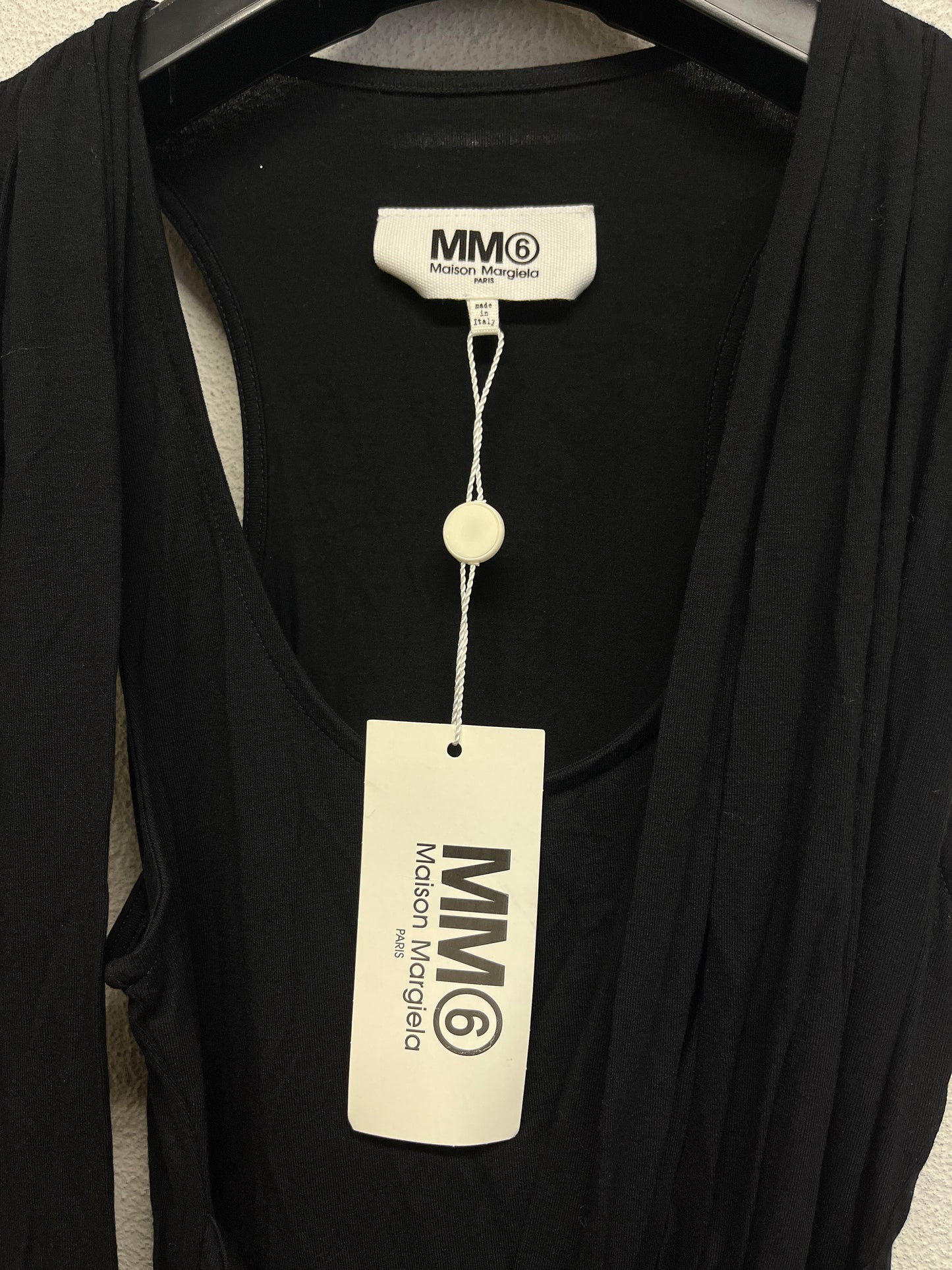 MAISON MARTIN MARGIELA MM6 draped dress (S)