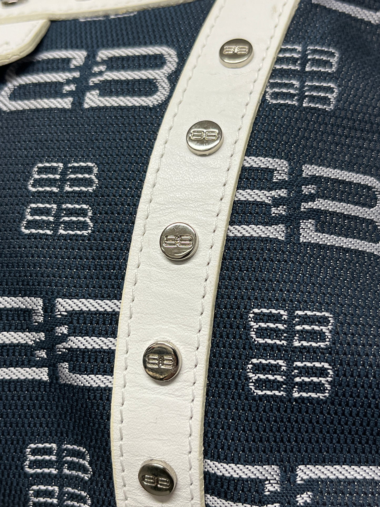 BALENCIAGA monogram studded bag