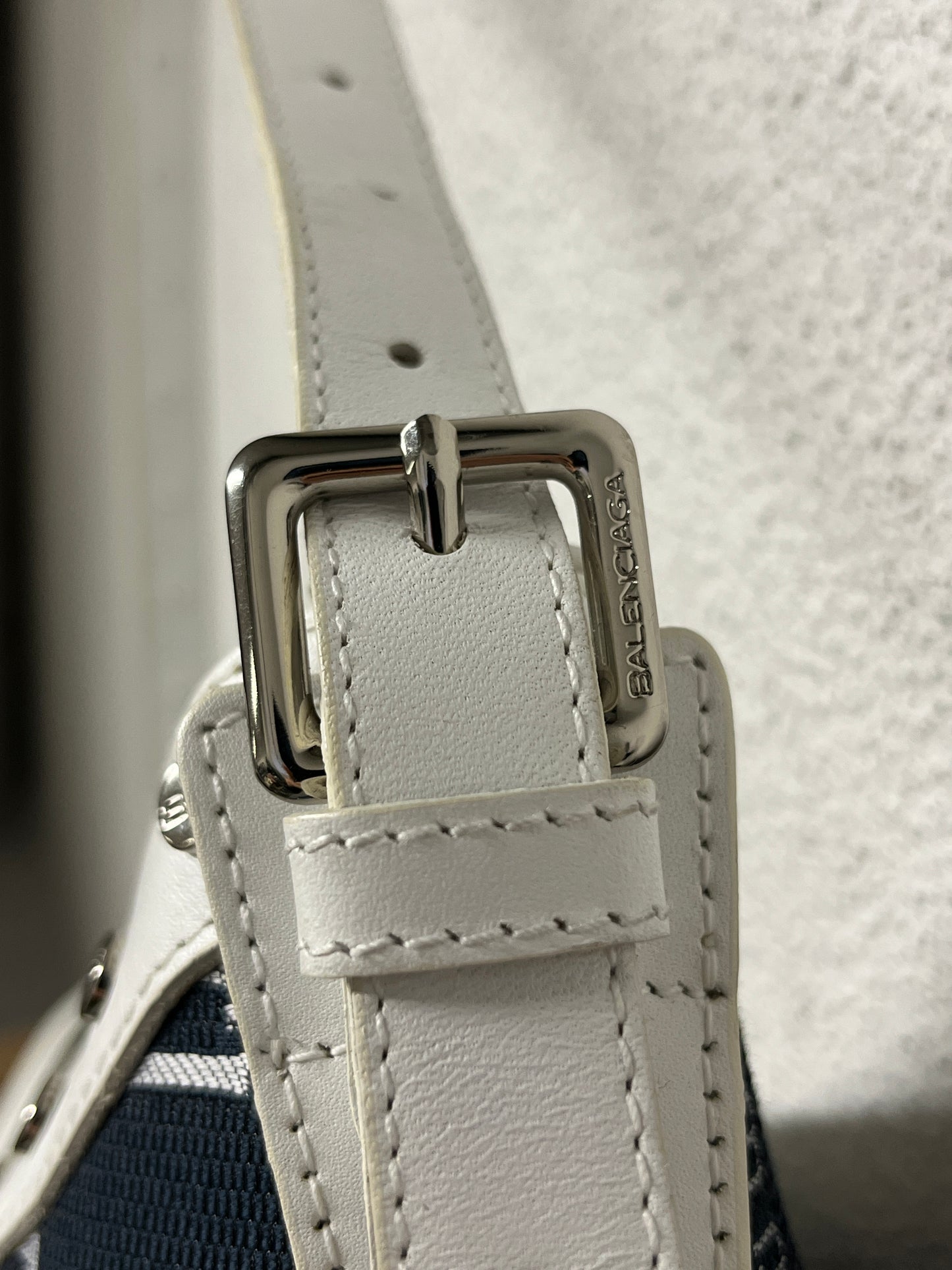 BALENCIAGA monogram studded bag