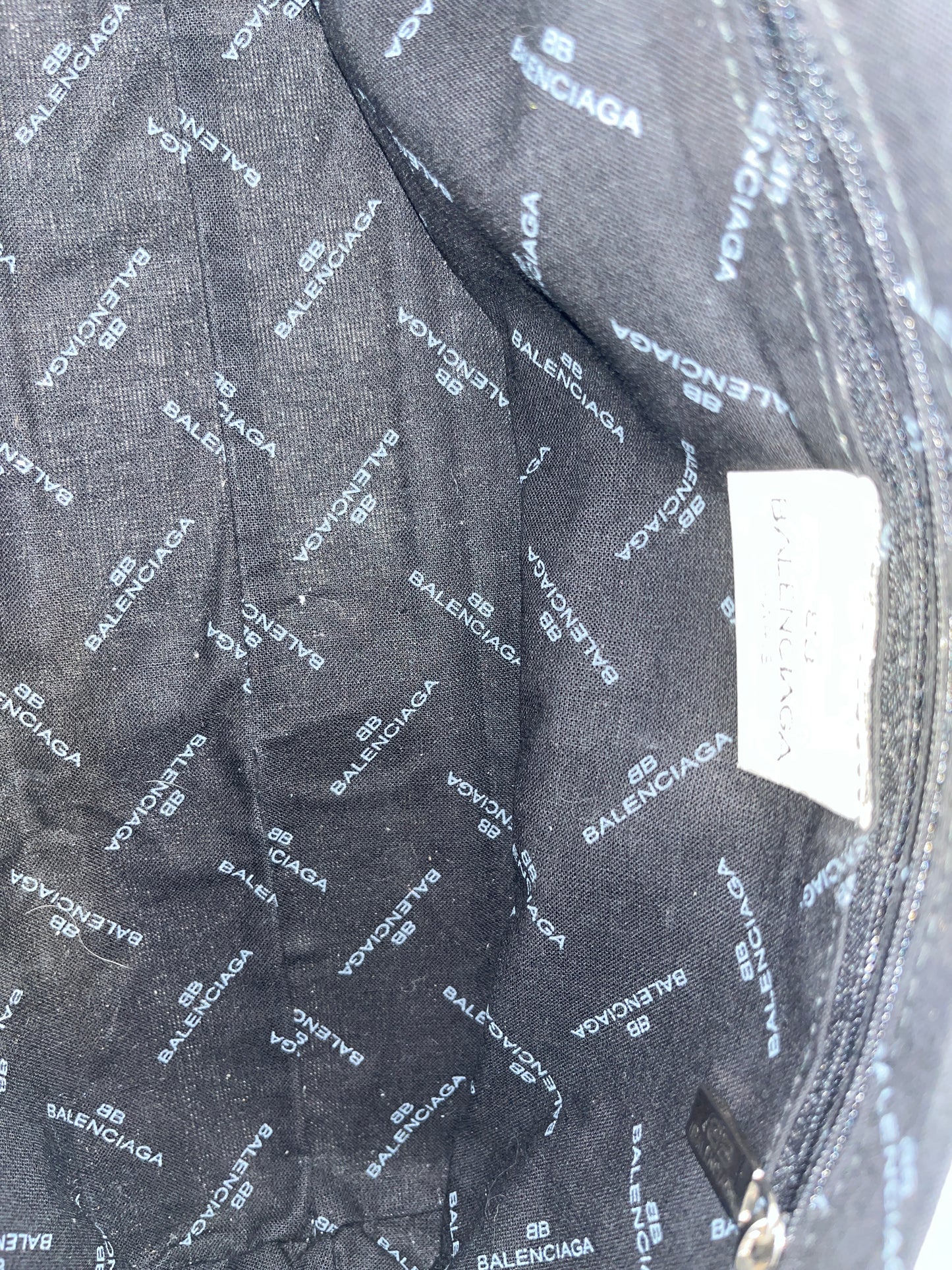 BALENCIAGA monogram studded bag