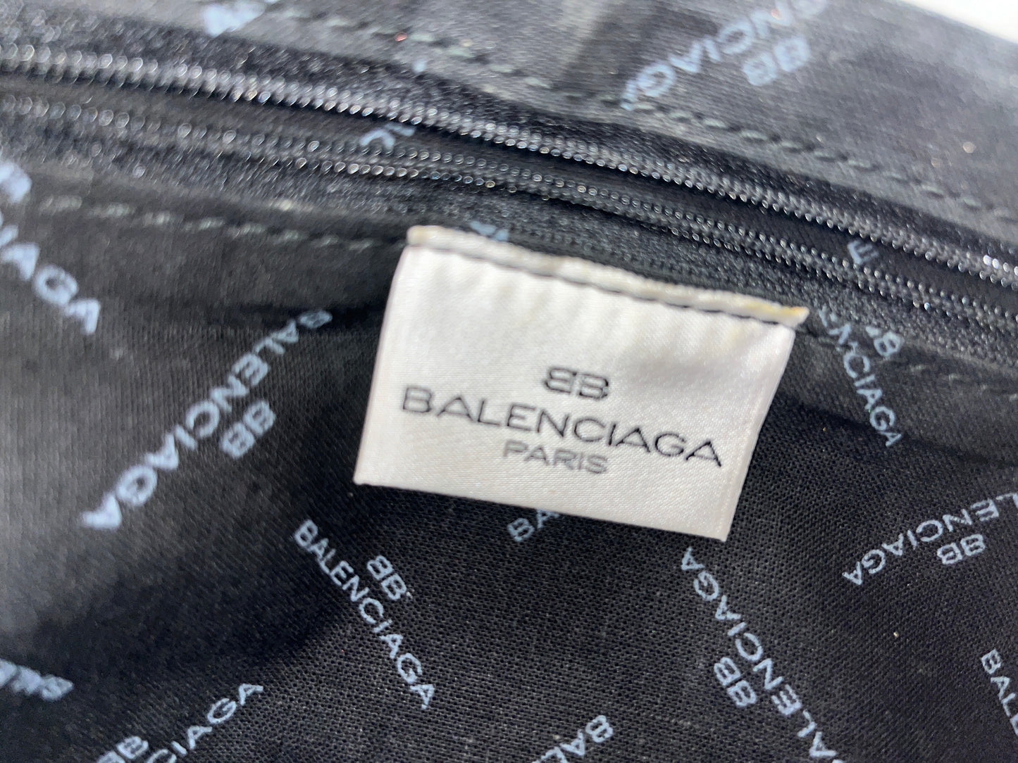 BALENCIAGA monogram studded bag