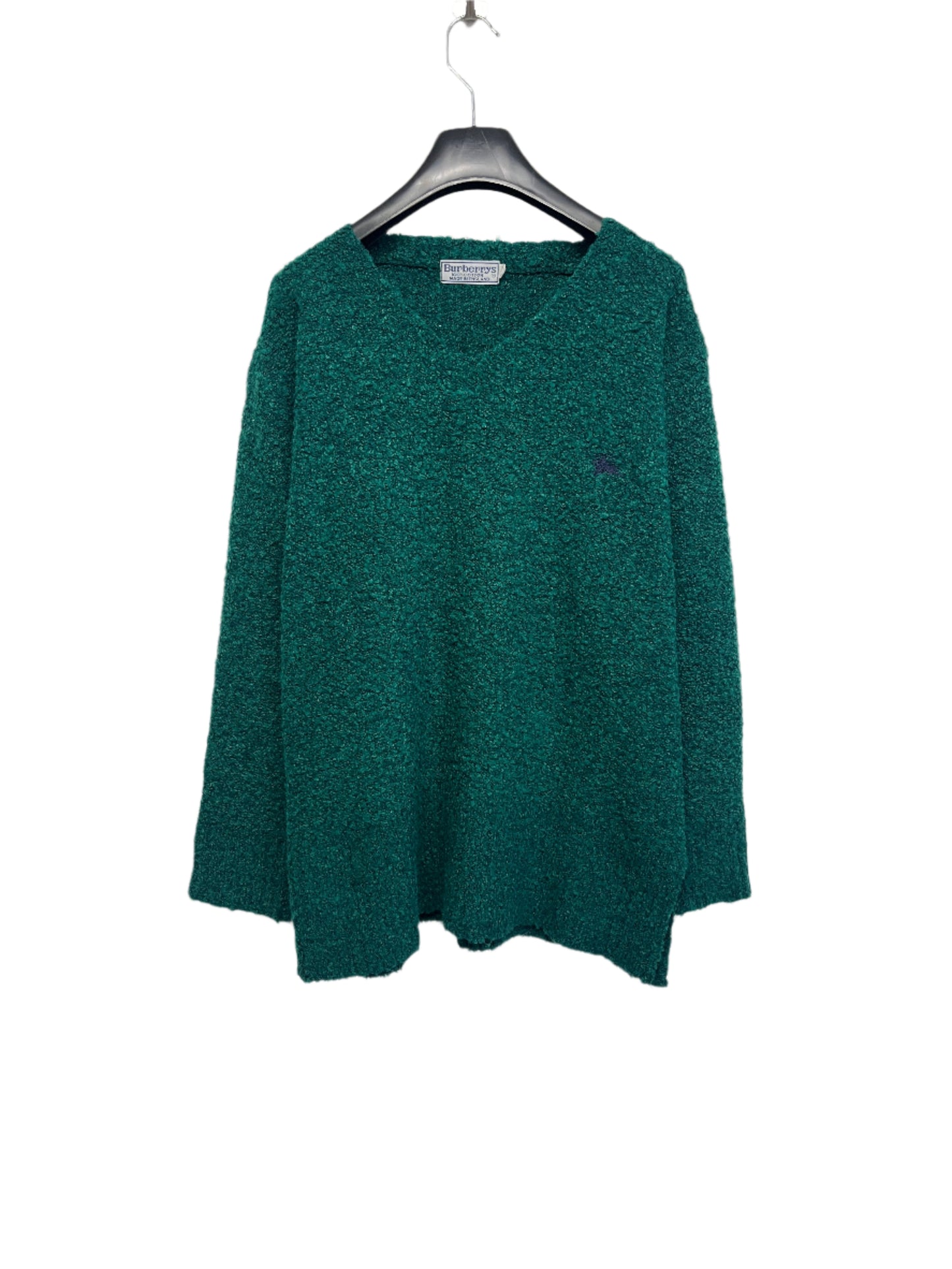 BURBERRY V-neck knit sweater (S/M)