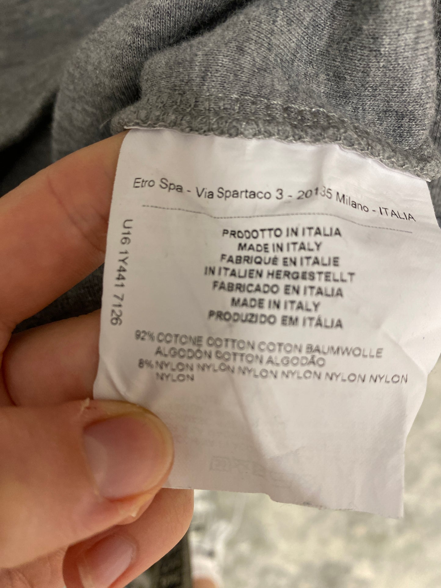 ETRO handpainted sweatshirt (M)