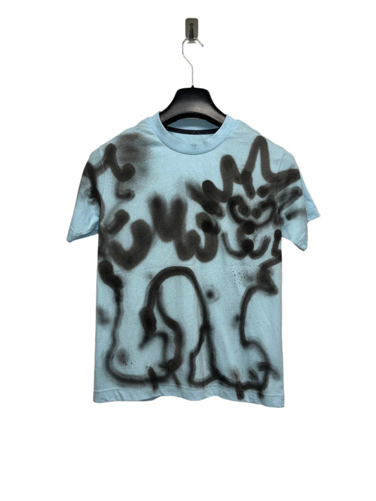CUSTOMIZED graffiti graphic t-shirt (S)
