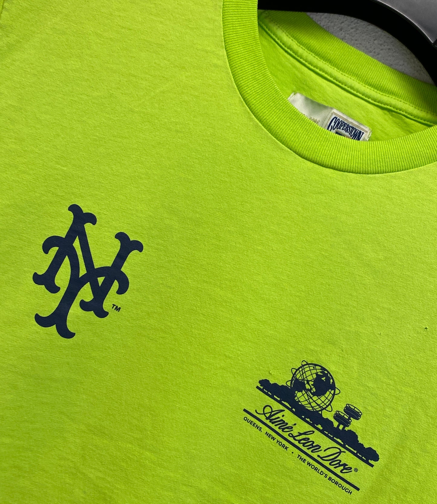 AIMÉ LEON DORE green graphic t-shirt (M)