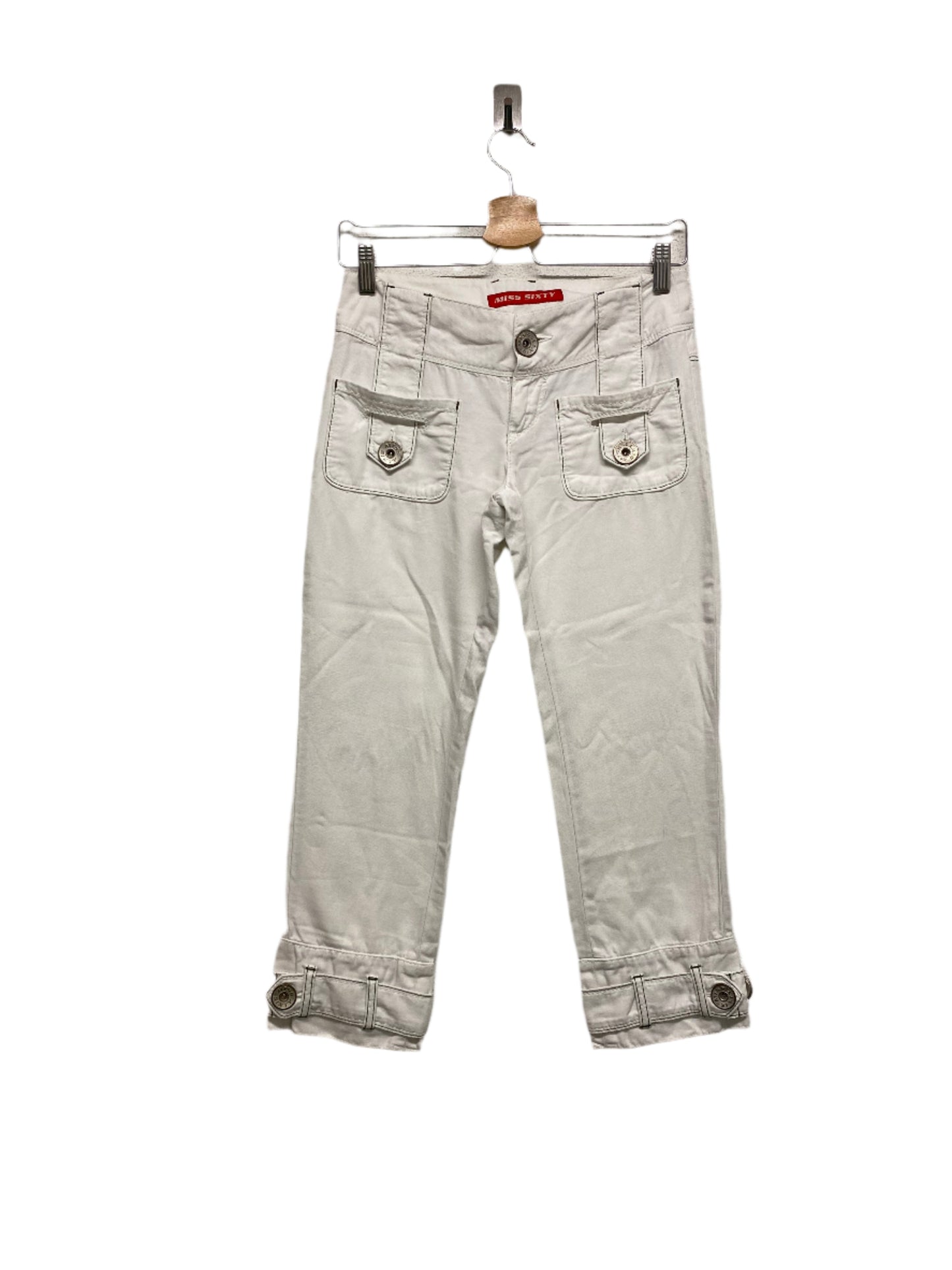 MISS SIXTY cargo belted capris (S)