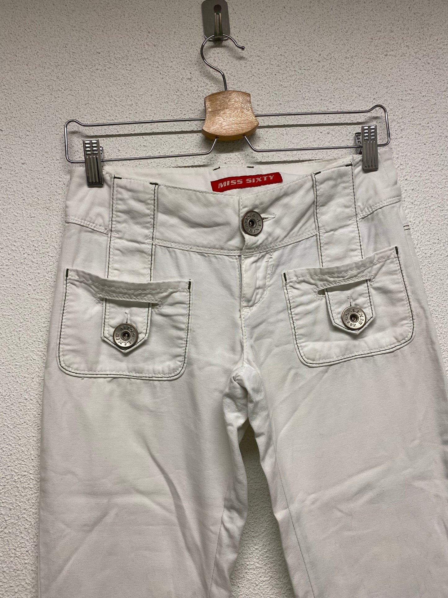 MISS SIXTY cargo belted capris (S)