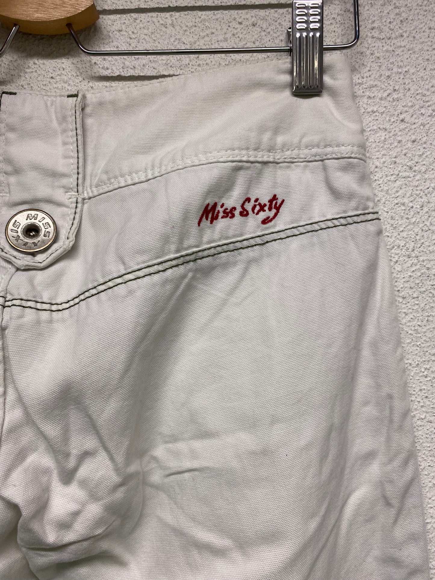 MISS SIXTY cargo belted capris (S)
