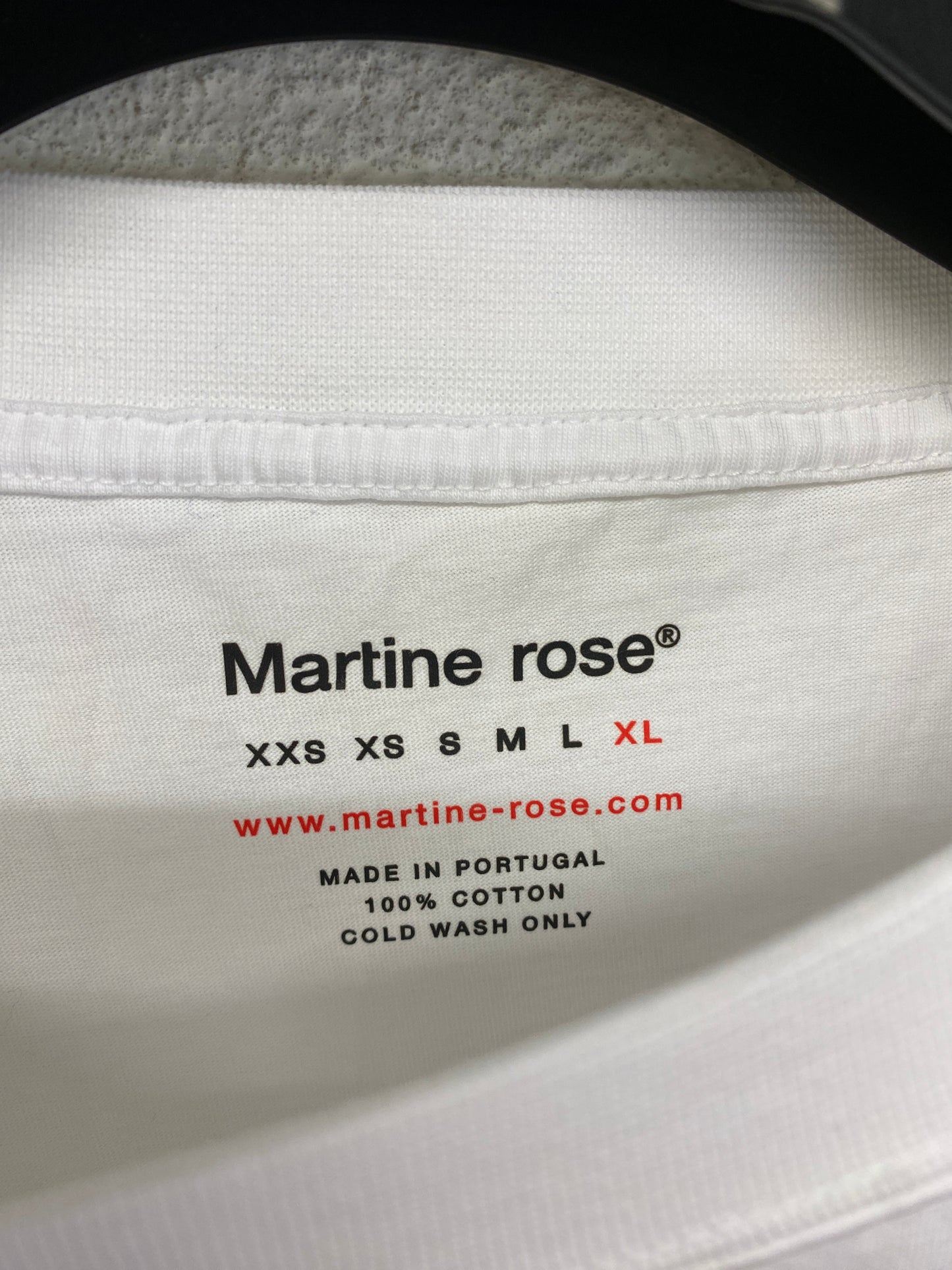 MARTINE ROSE 'Eros' graphic longsleeve (XL)