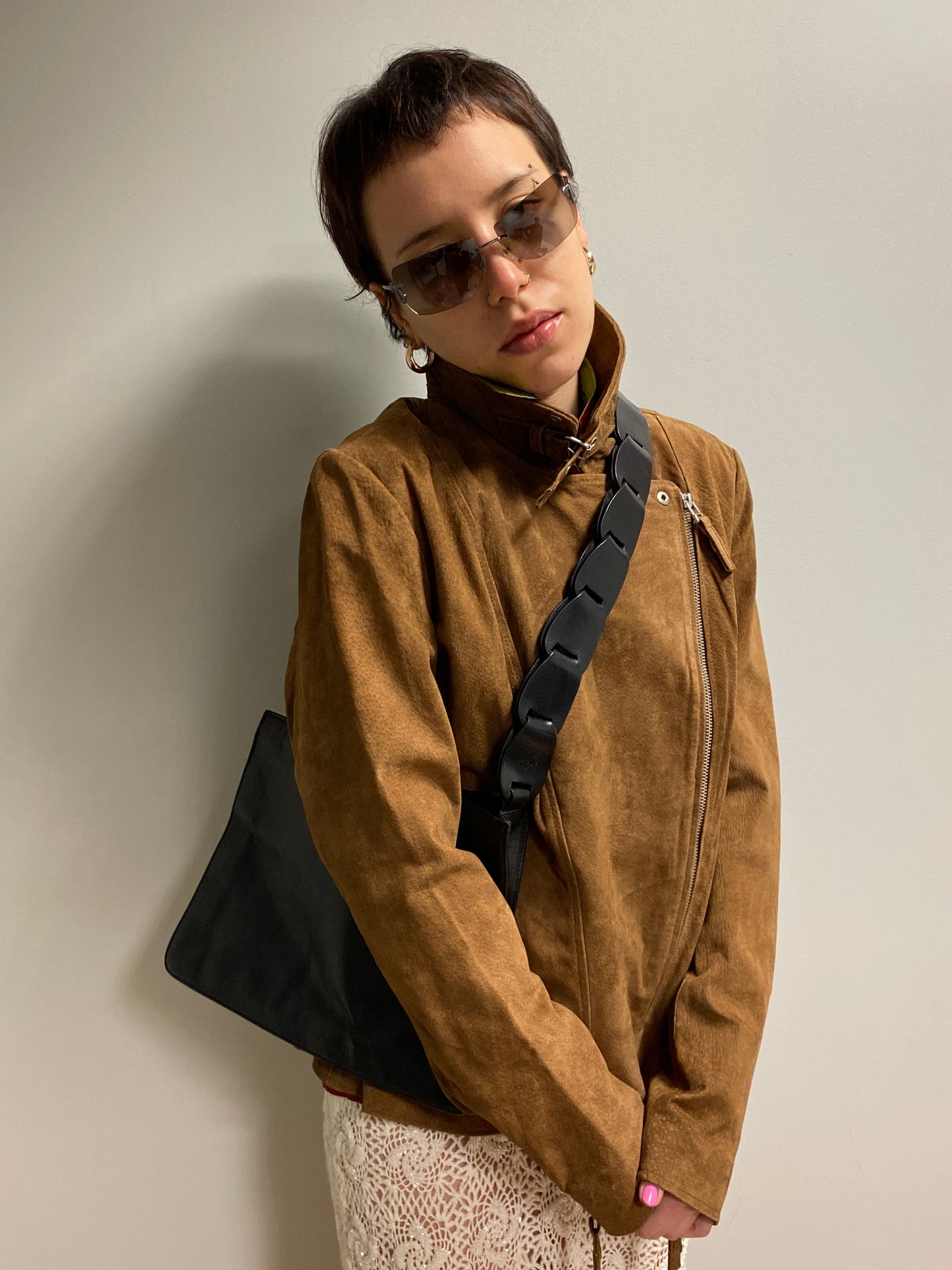 GUCCI by Tom Ford rare S/S 1997 black leather chain strap bag