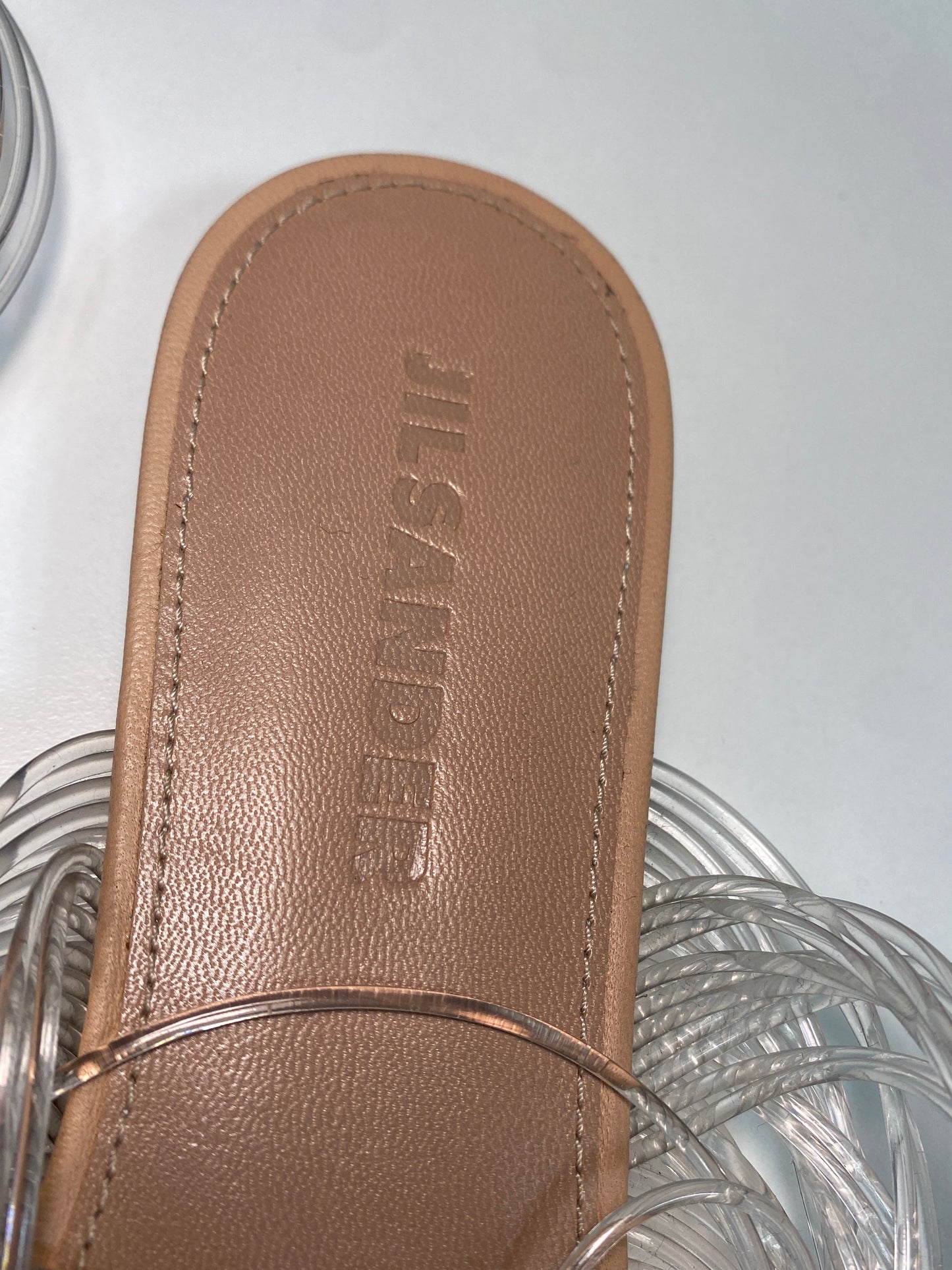 JIL SANDER clear strings flat sandals (37)