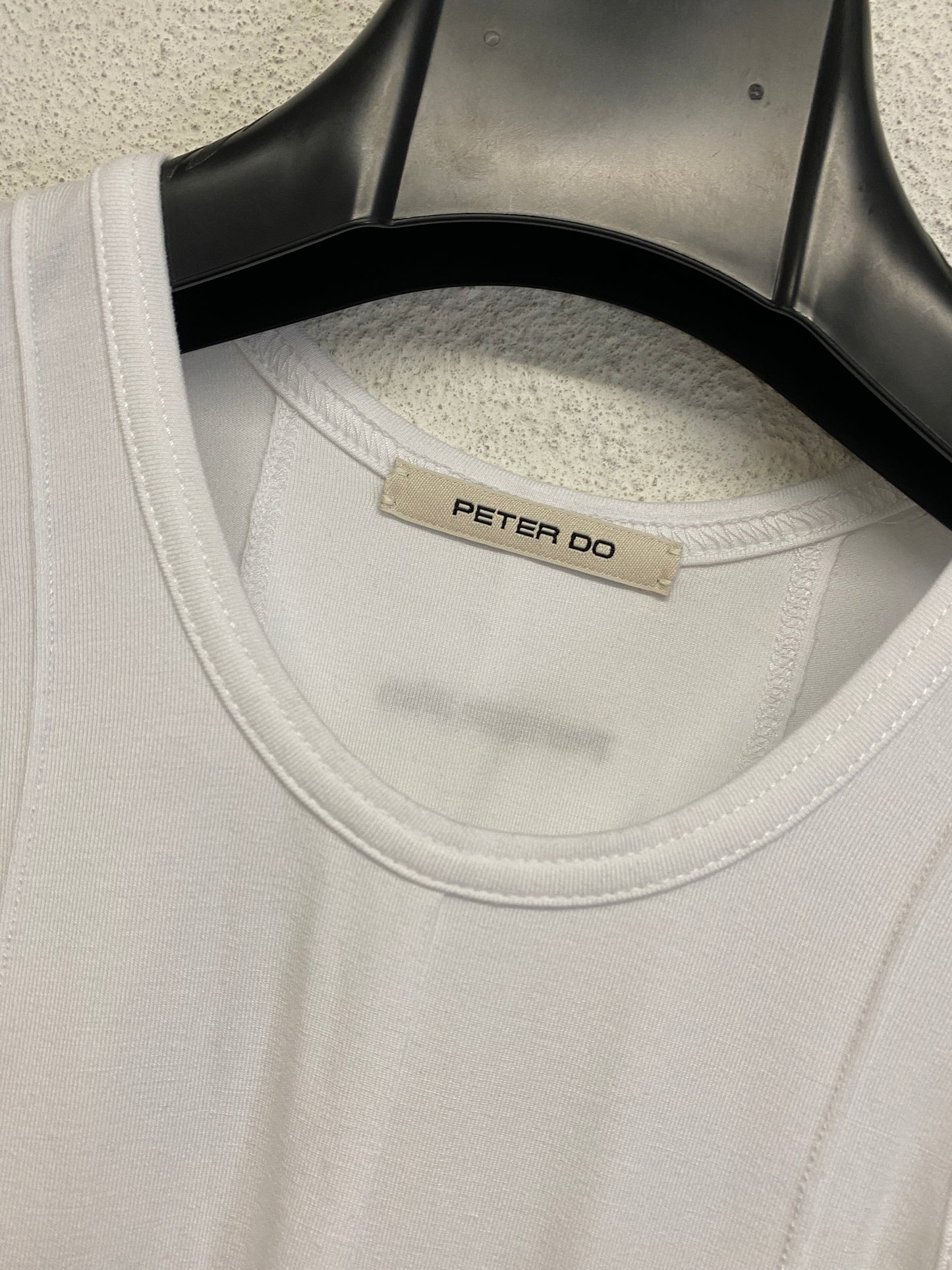 PETER DO white sleeveless maxi dress (S)