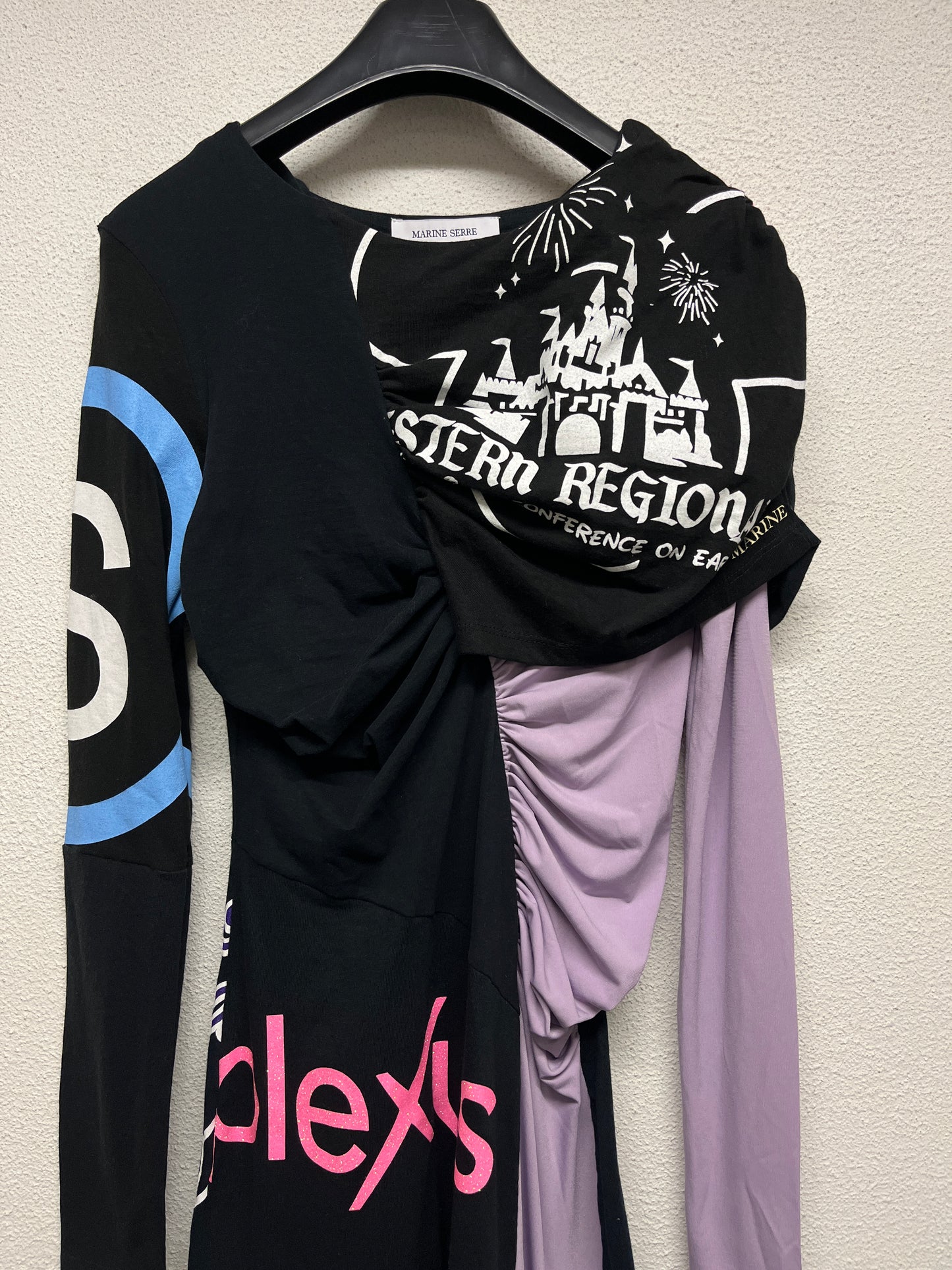 MARINE SERRE regenerated graphic maxi dres (XS)
