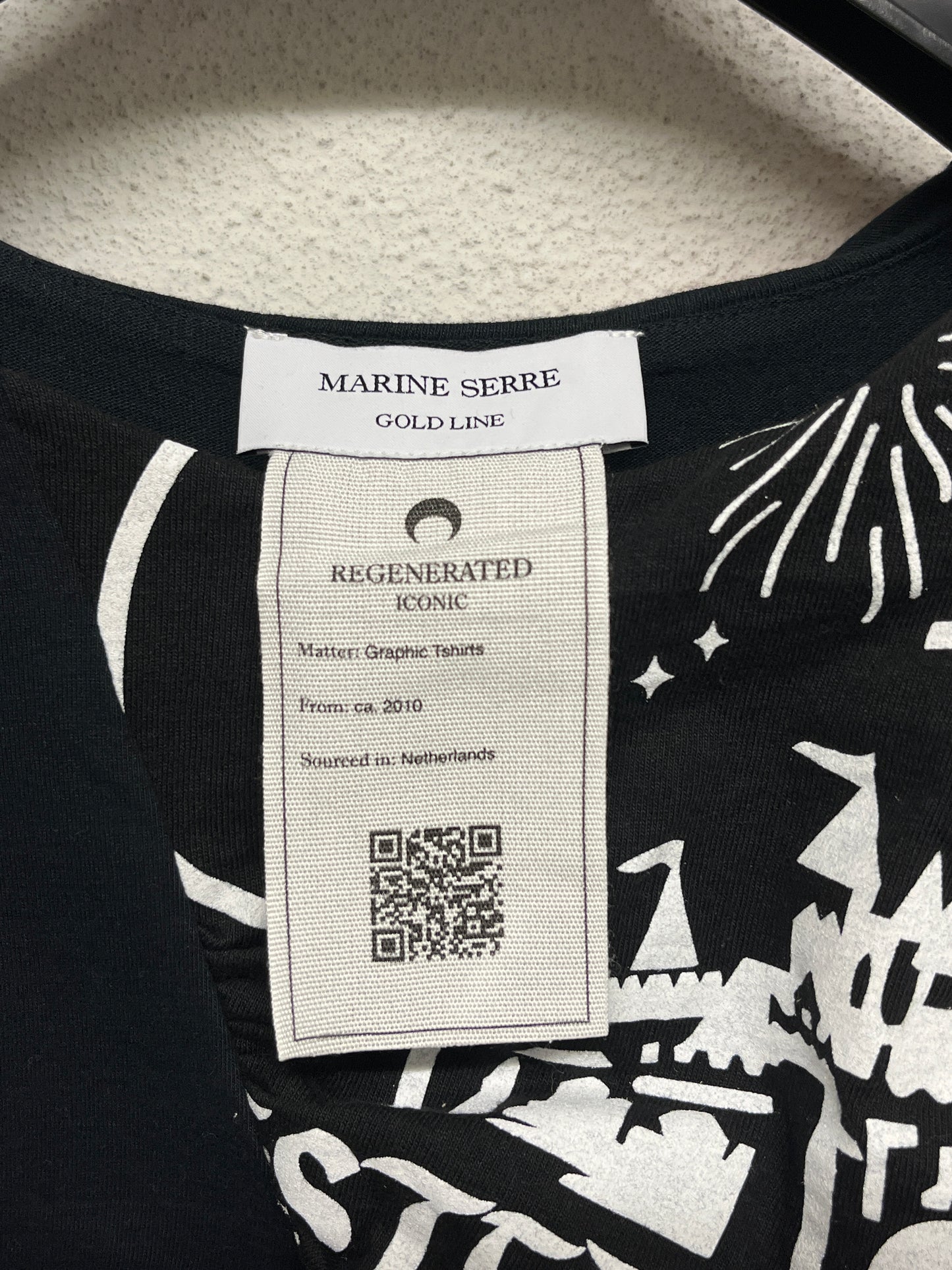 MARINE SERRE regenerated graphic maxi dres (XS)