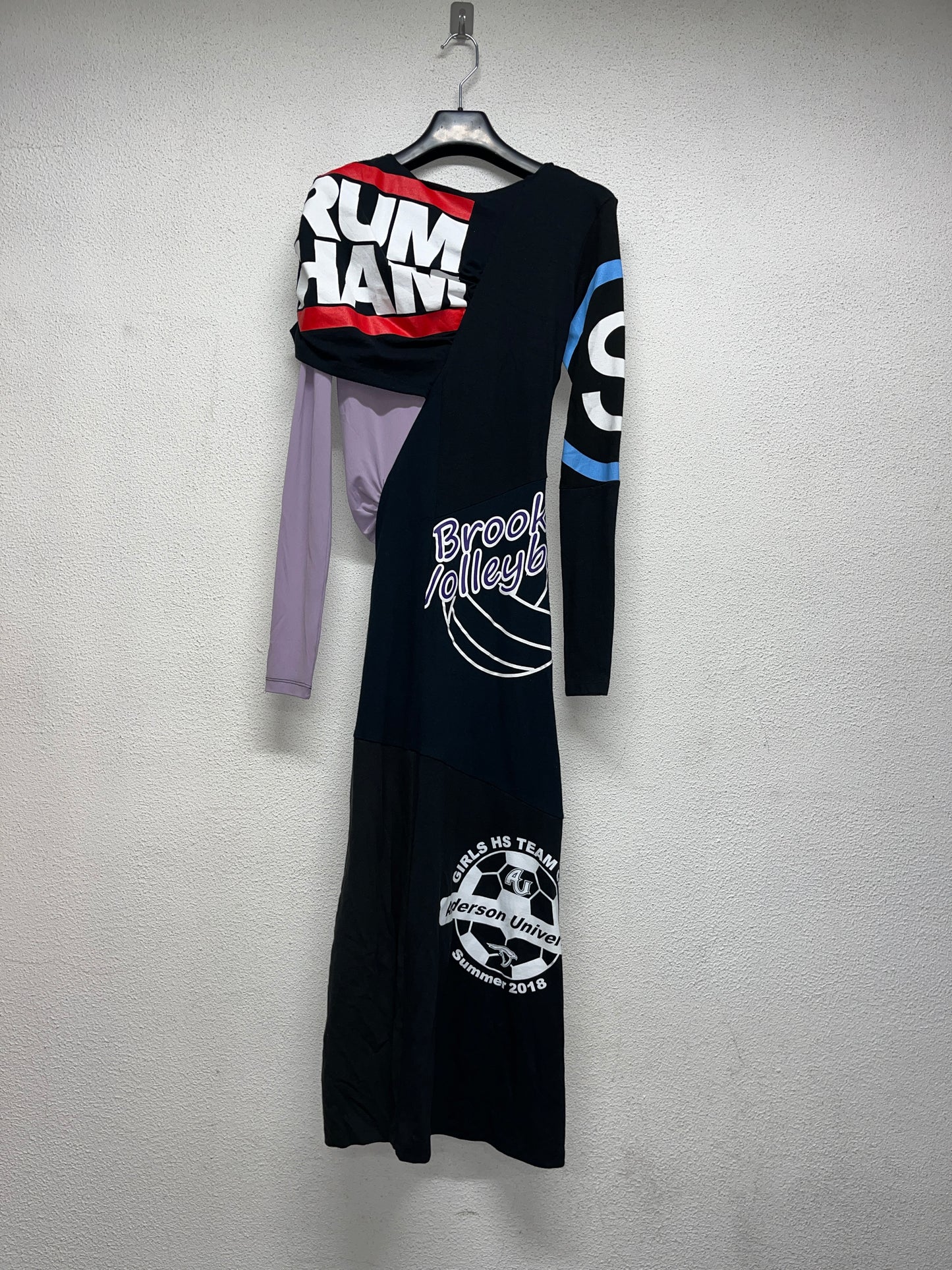 MARINE SERRE regenerated graphic maxi dres (XS)