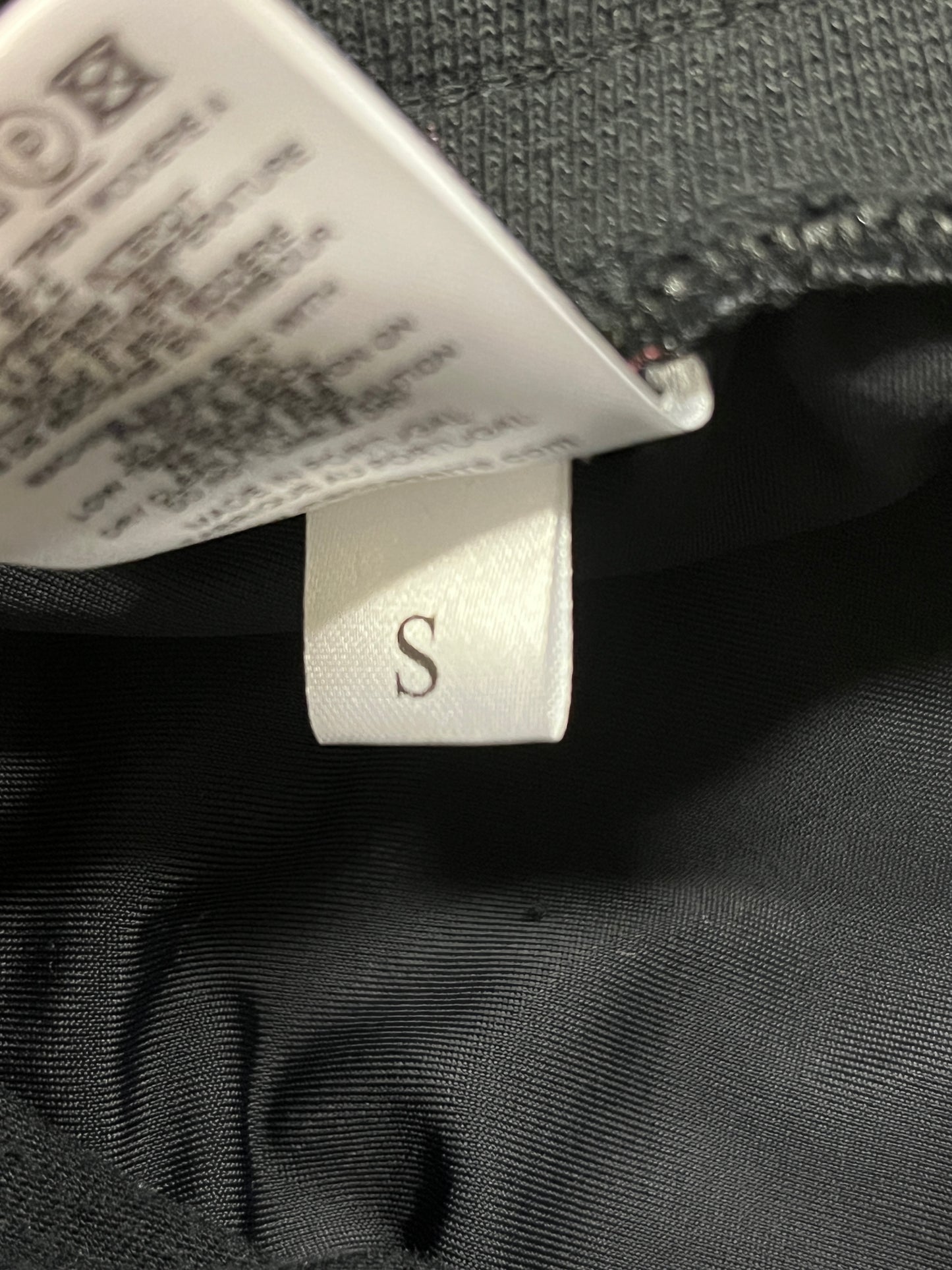 MARINE SERRE regenerated graphic black trousers (XS/S)