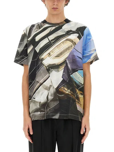 HELMUT LANG all-over print t-shirt (S)