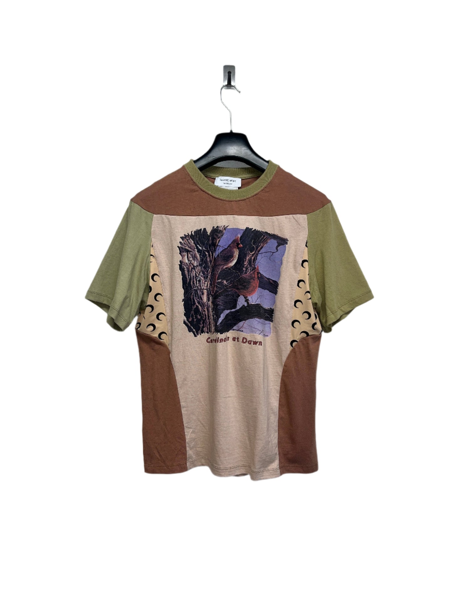 MARINE SERRE regenerated graphic tee (L)