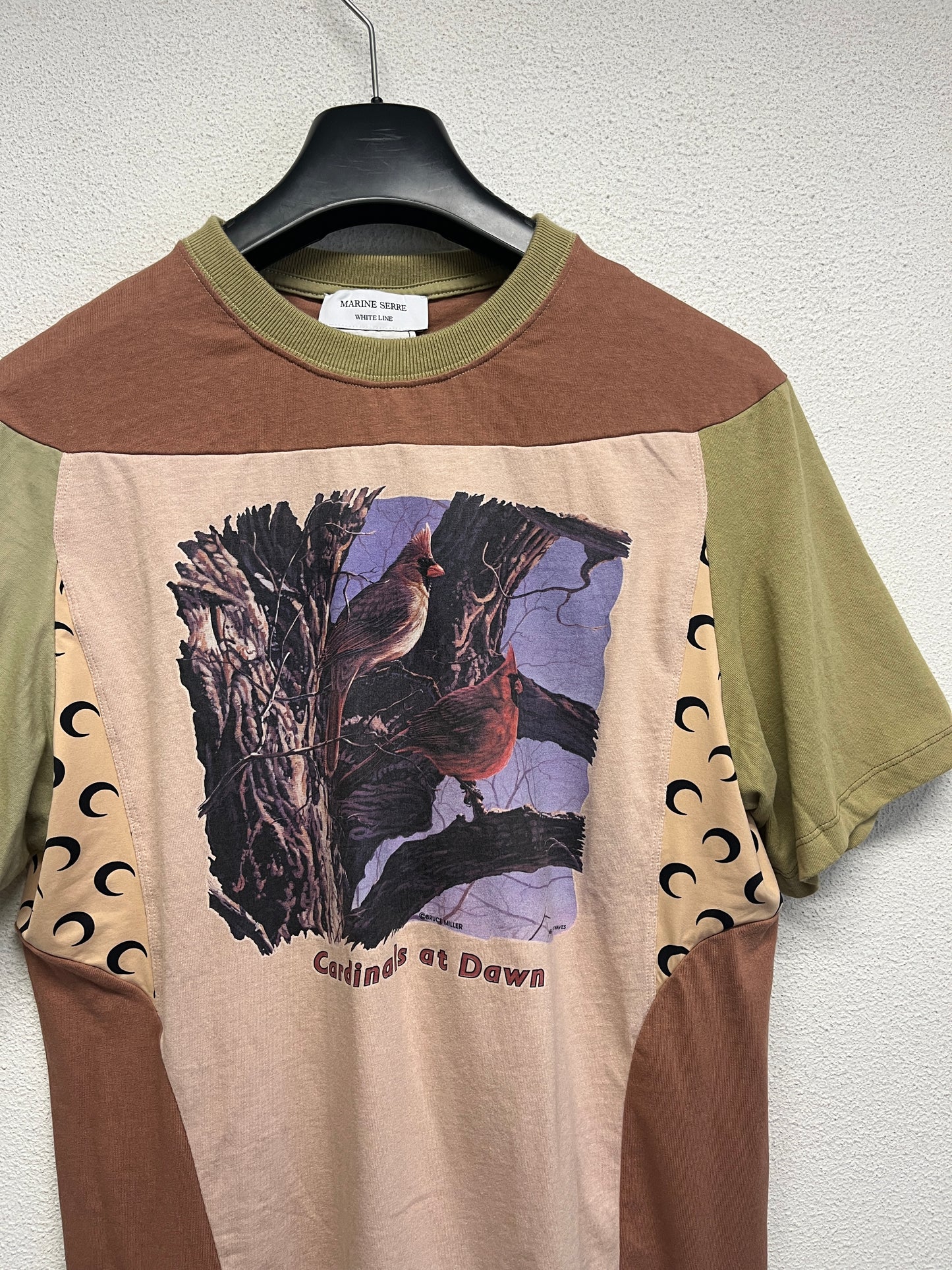 MARINE SERRE regenerated graphic tee (L)
