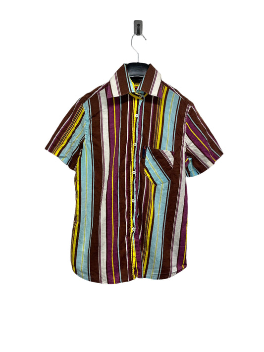 DOLCE & GABBANA Short sleeve stripped shirt (M)